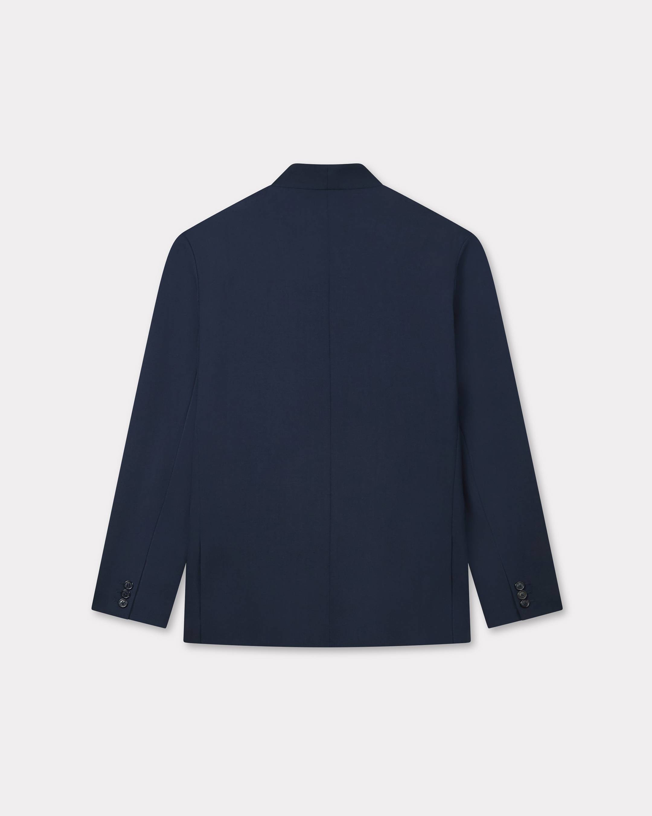 Tailored kimono jacket in virgin wool