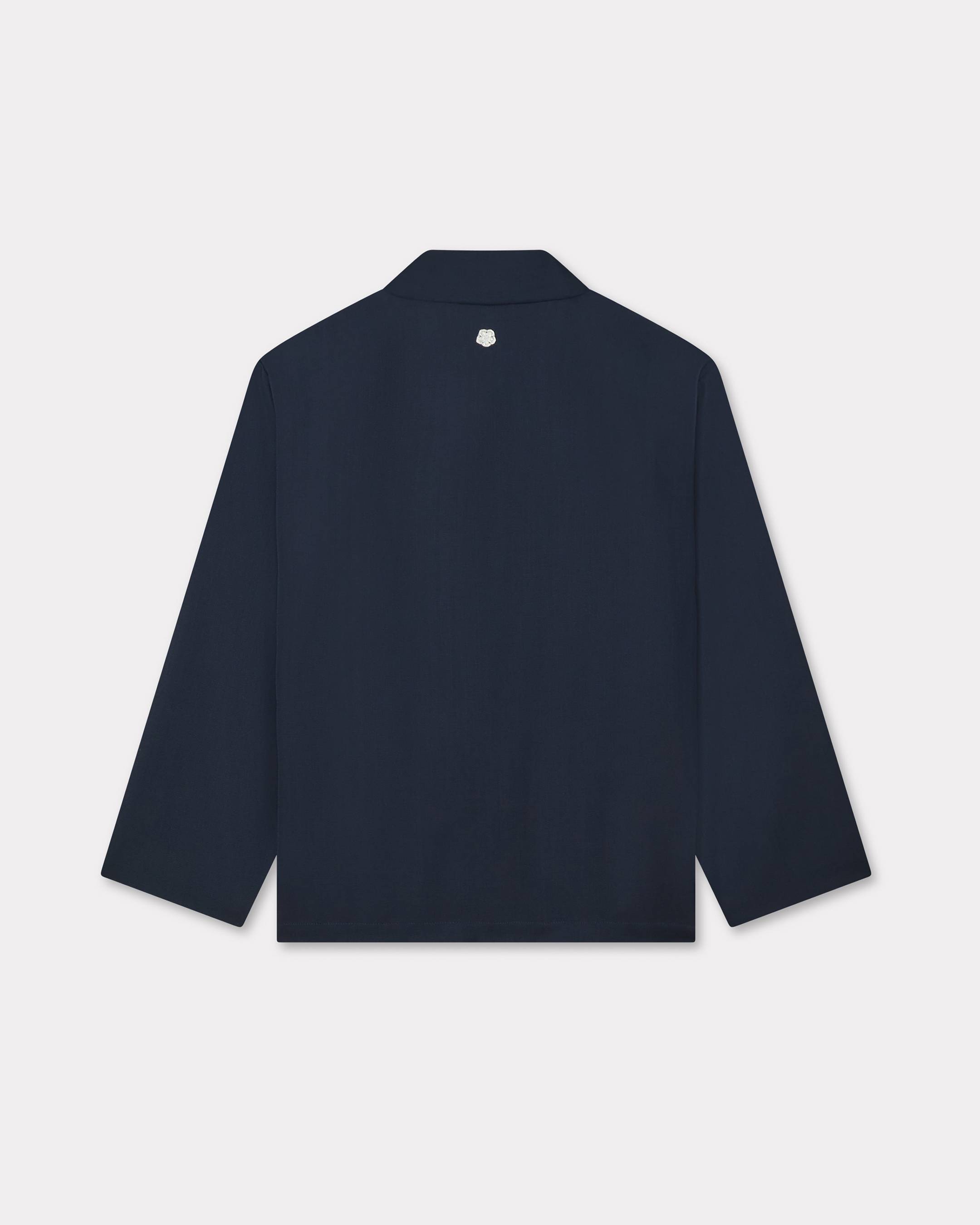 Kimono jacket in virgin wool