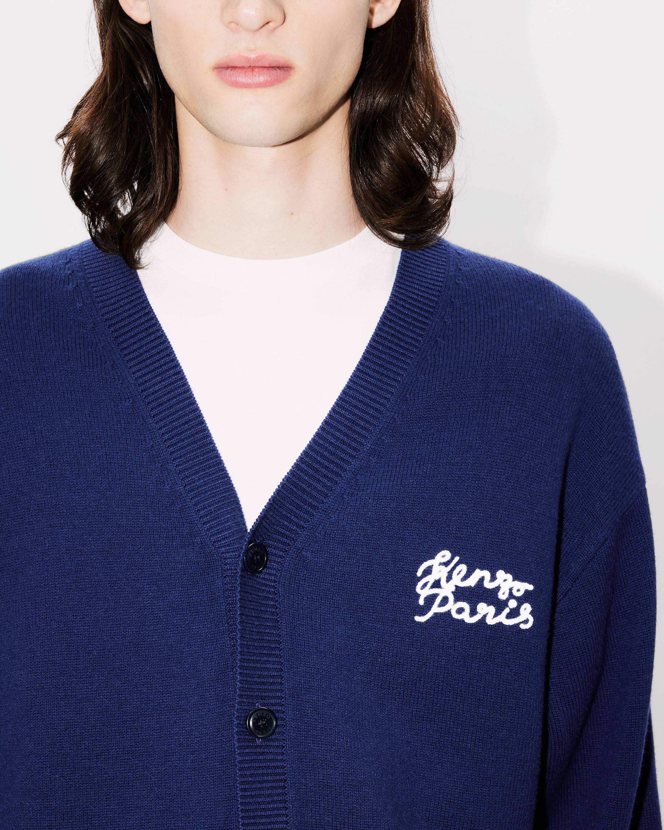 Kenzo jungle jap時代チャンキーニットカーディガン