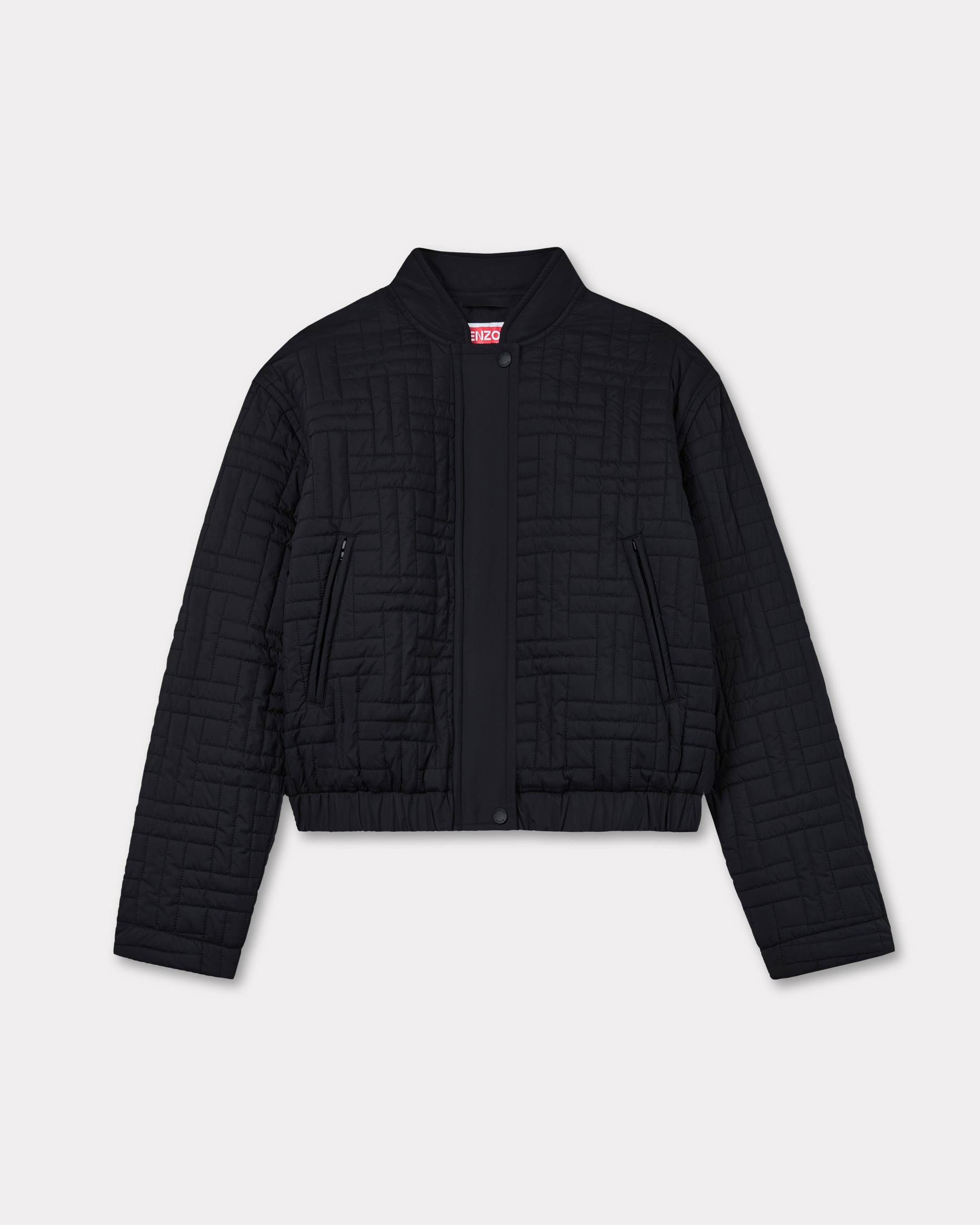 Puffer Trapuntato 'Kenzo Weave' Nero- Donna - Taglia S
