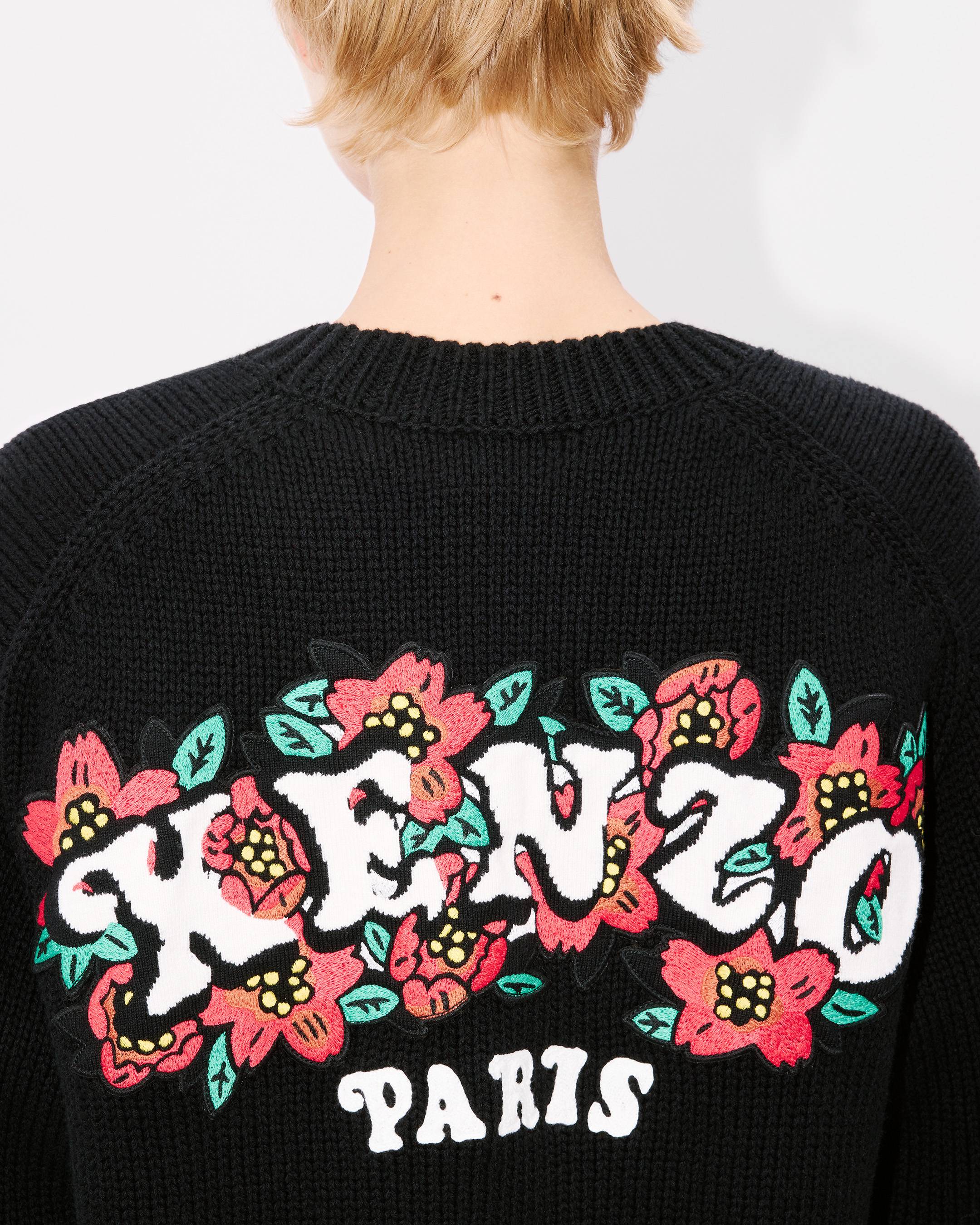 KENZO VERDY MARKET' embroidered knitted cardigan in wool and