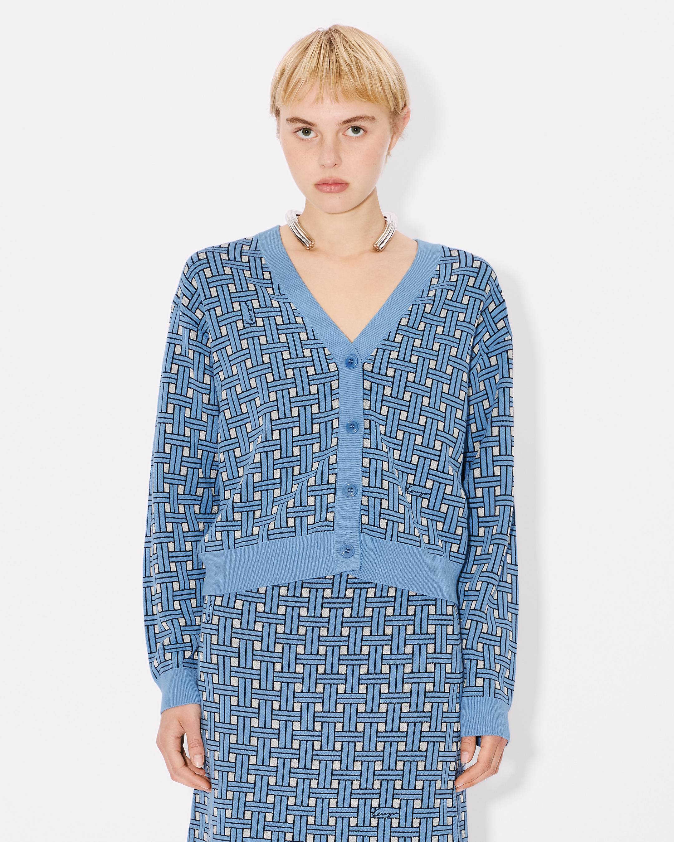 カーディガン 'KENZO Weave' エンブロイダリー カーディガン レディース KENZO カーディガン 'KENZO Weave' エンブロイダリー レディース