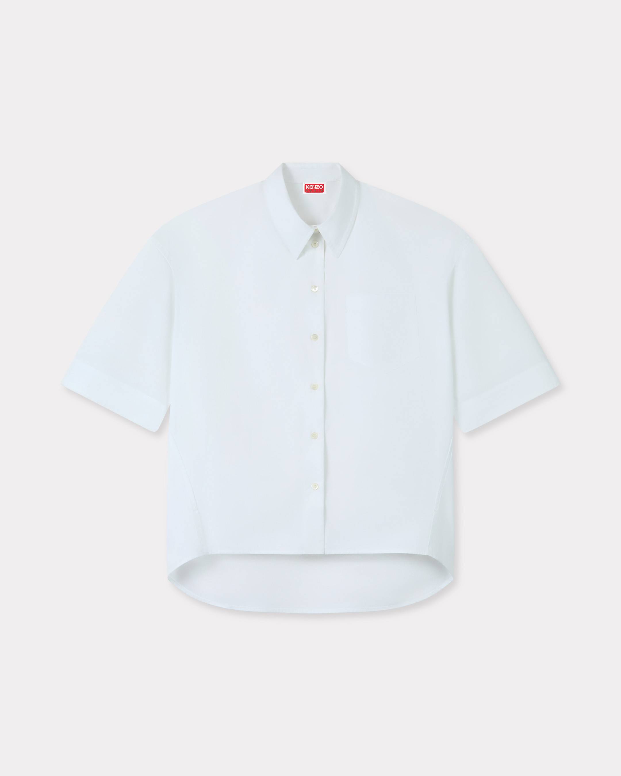 KENZO Oversized Shirt , Woman, White, Size Xs, Cotton