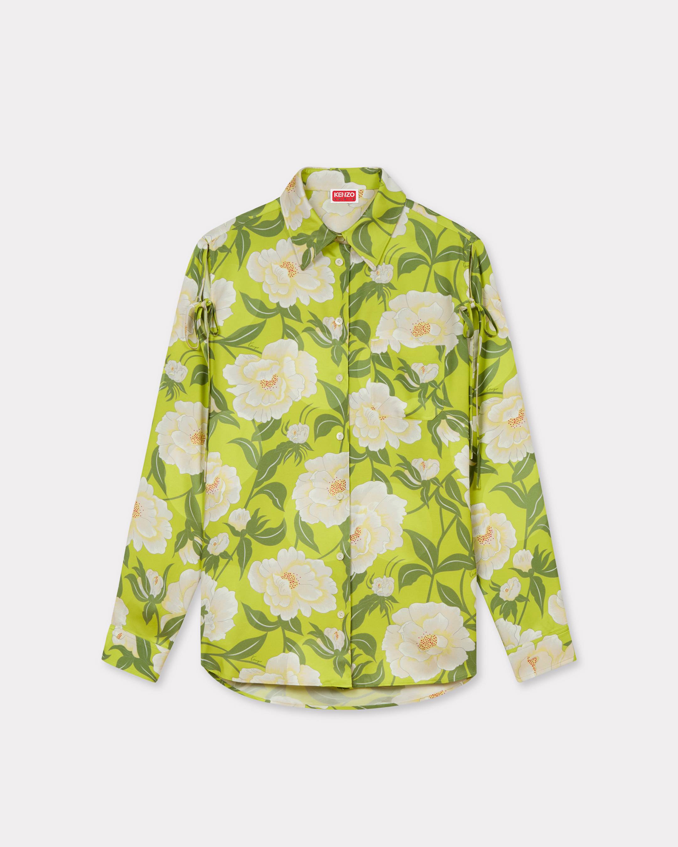 KENZO Peonies' Shirt Absinthe Womens - Size 36