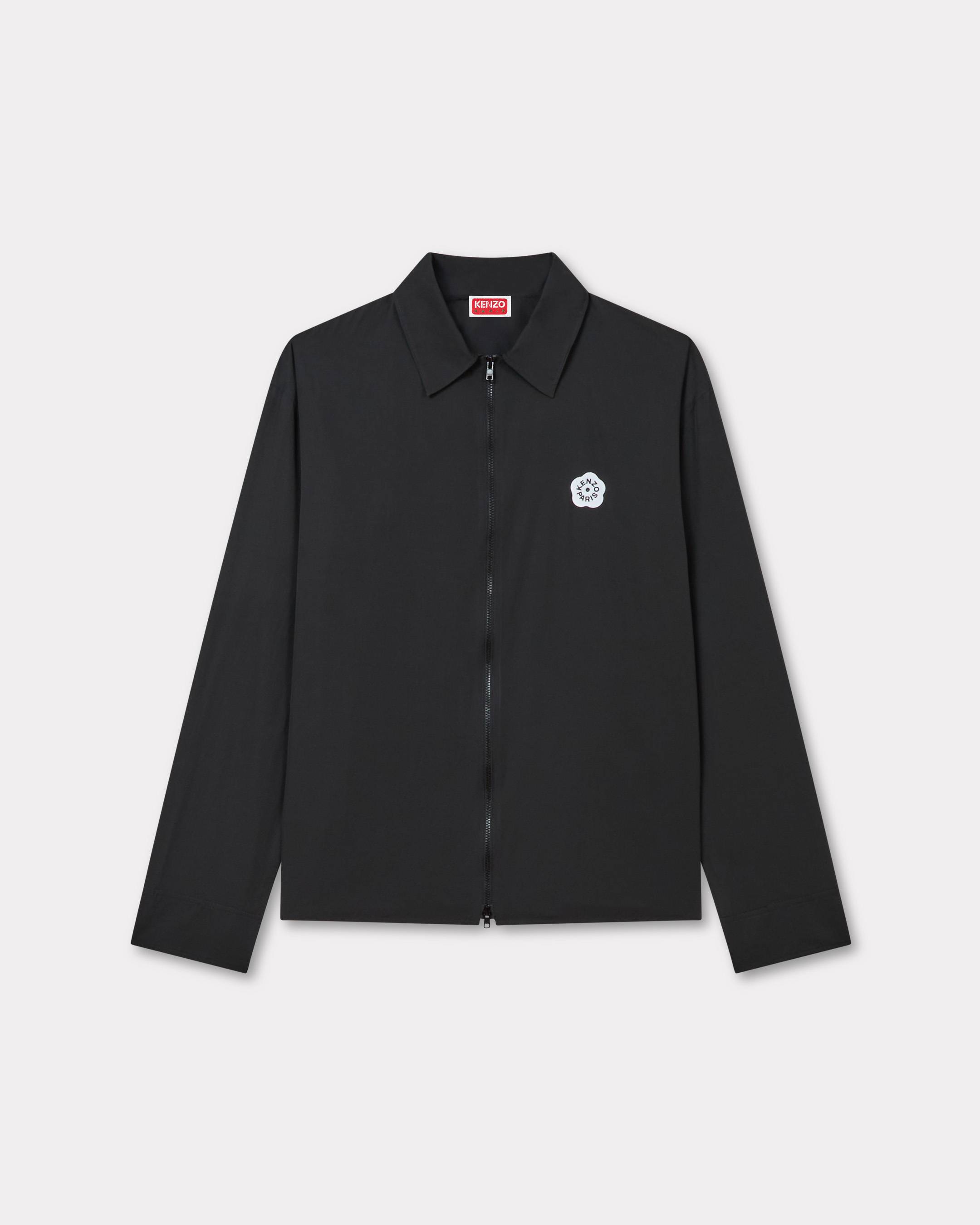 KENZO 'Boke Flower 2.0' Zipped Shirt Black Womens - Size 36