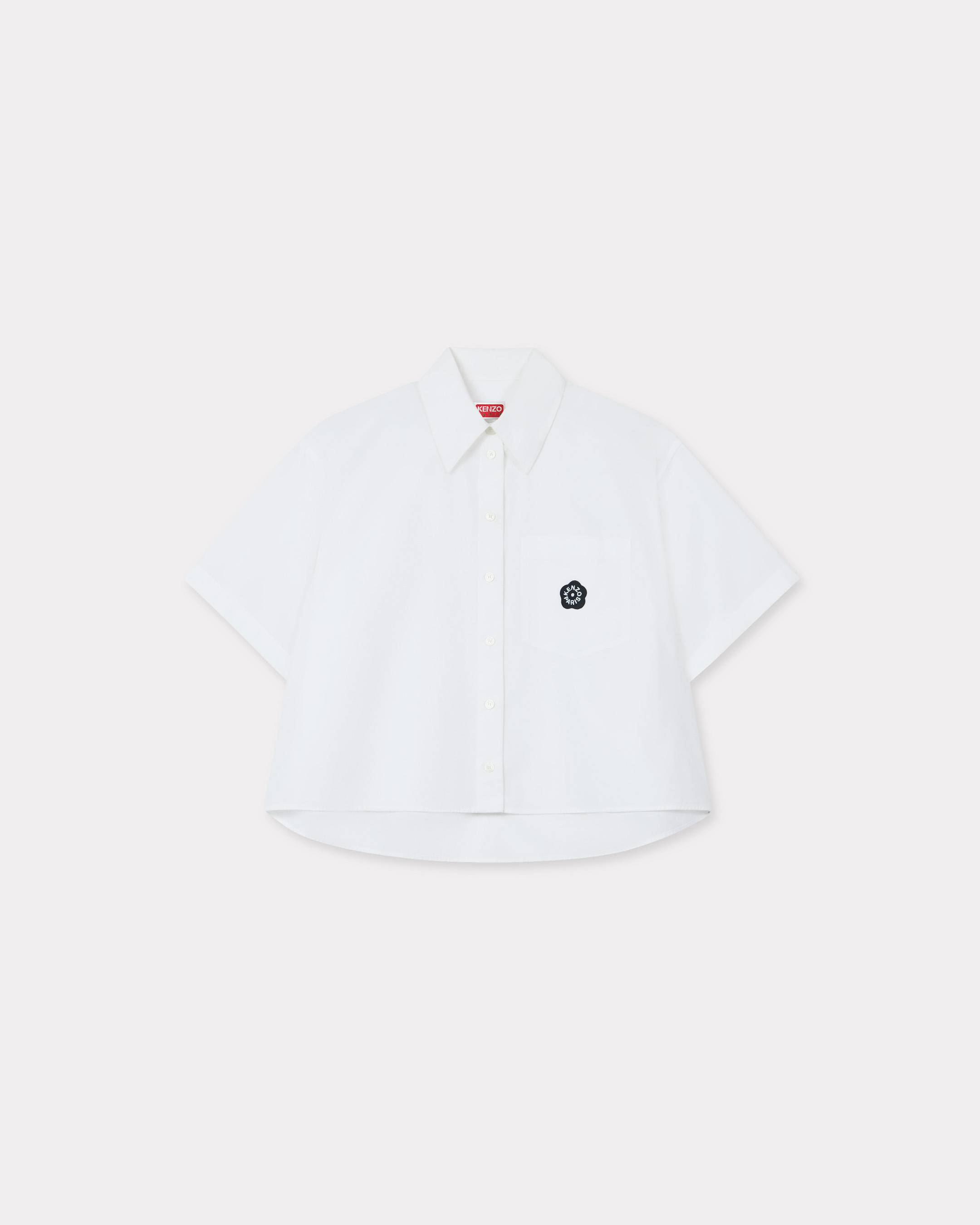 KENZO 'Boke Flower 2.0' Shirt In Cotton Poplin White - Womens Size 34