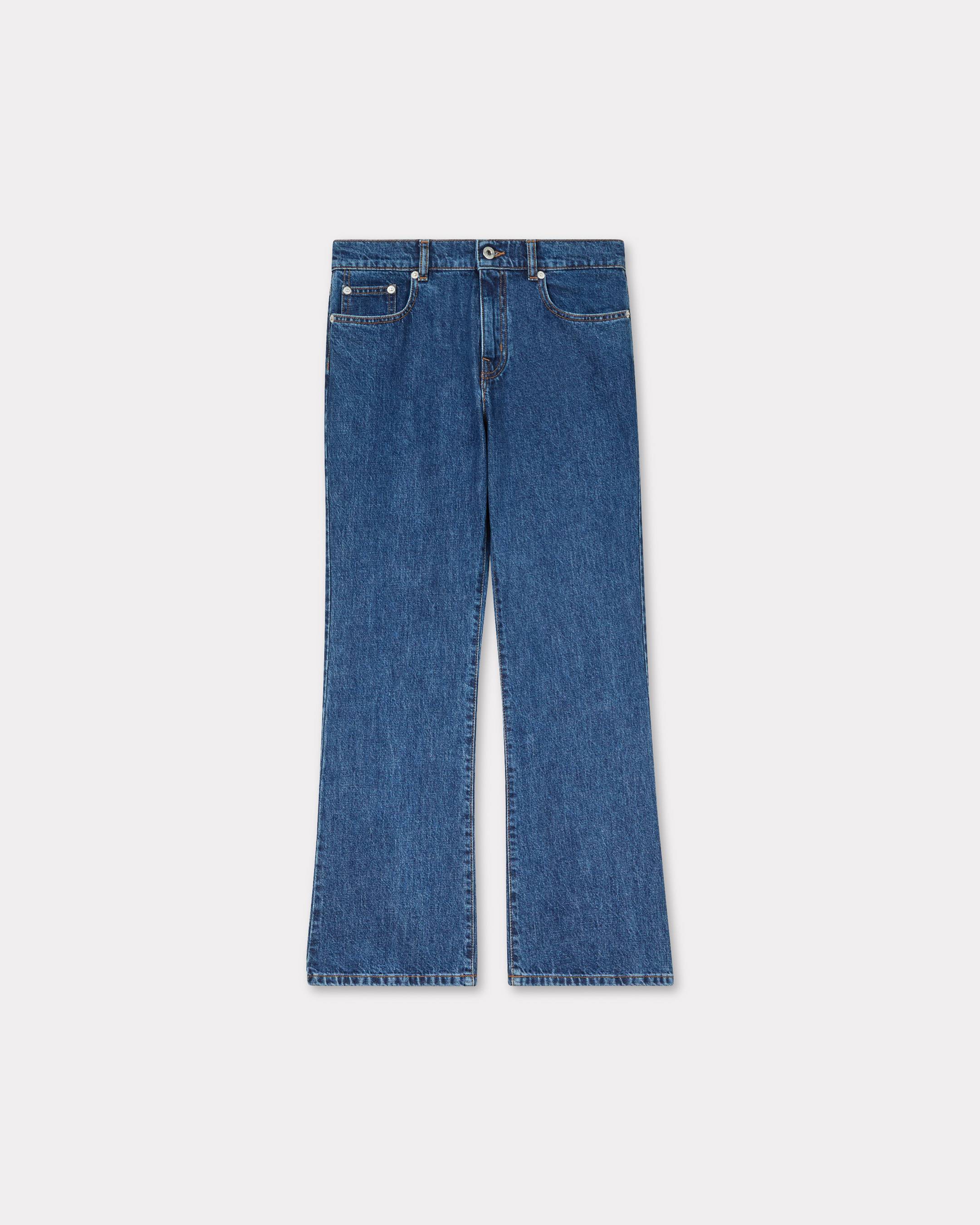 Kenzo Jean Bara Court En Denim Japonais Femme Medium Stone Blue - Taille 31