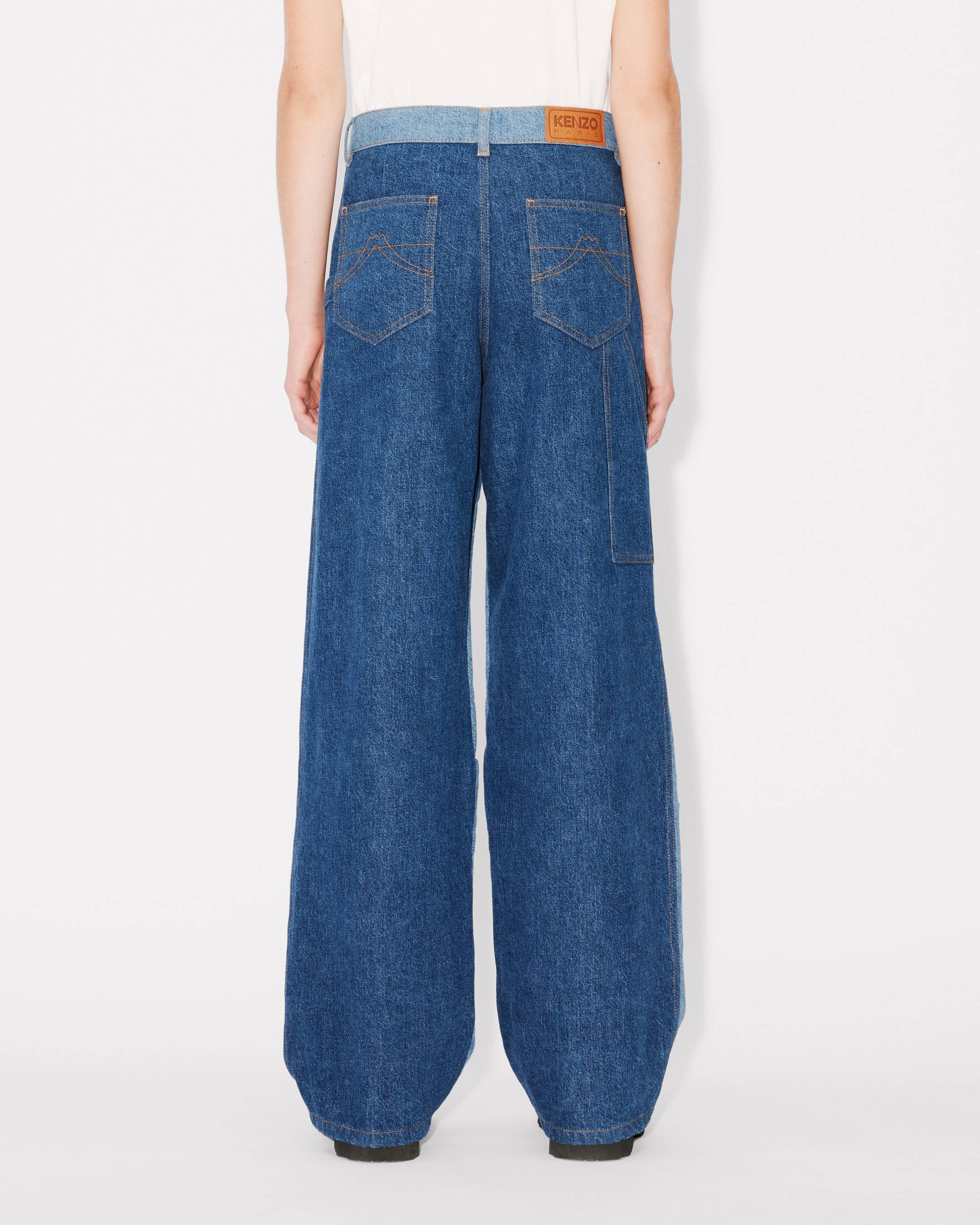 Multipocket cargo jeans in japanese denim | Women's | KENZO