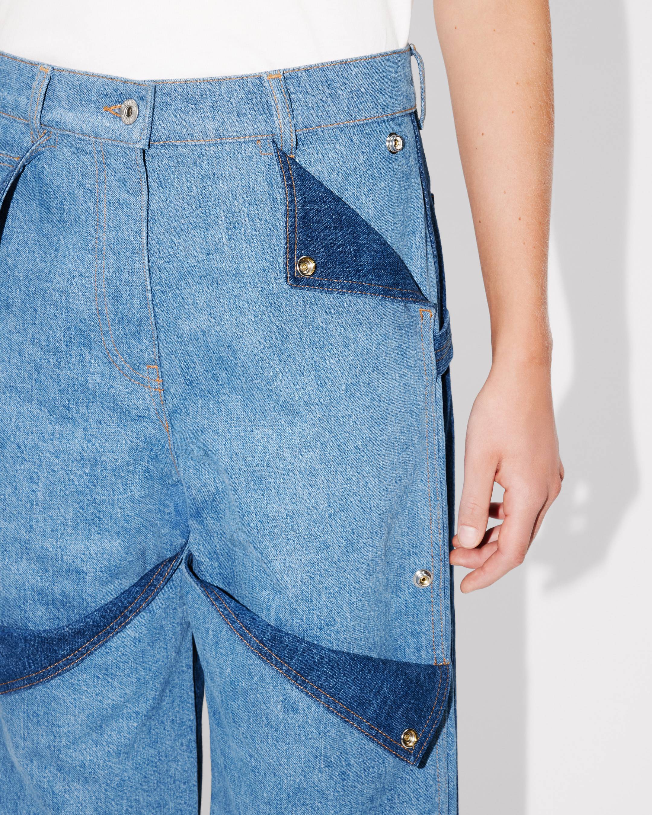 Multipocket cargo jeans in japanese denim | Women's | KENZO