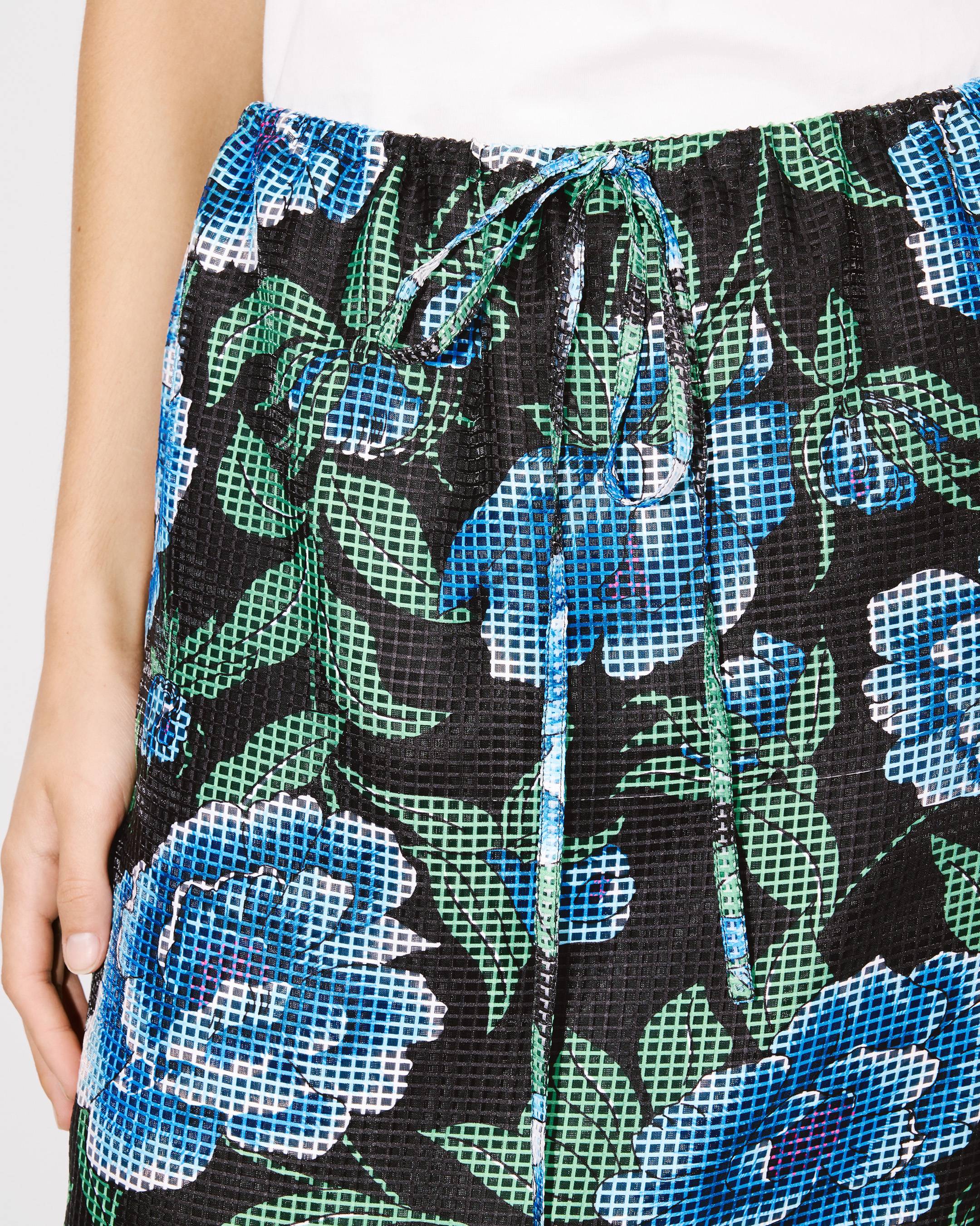 Kenzo ローズプリント デニムスカート | ブルー | FARFETCH JP