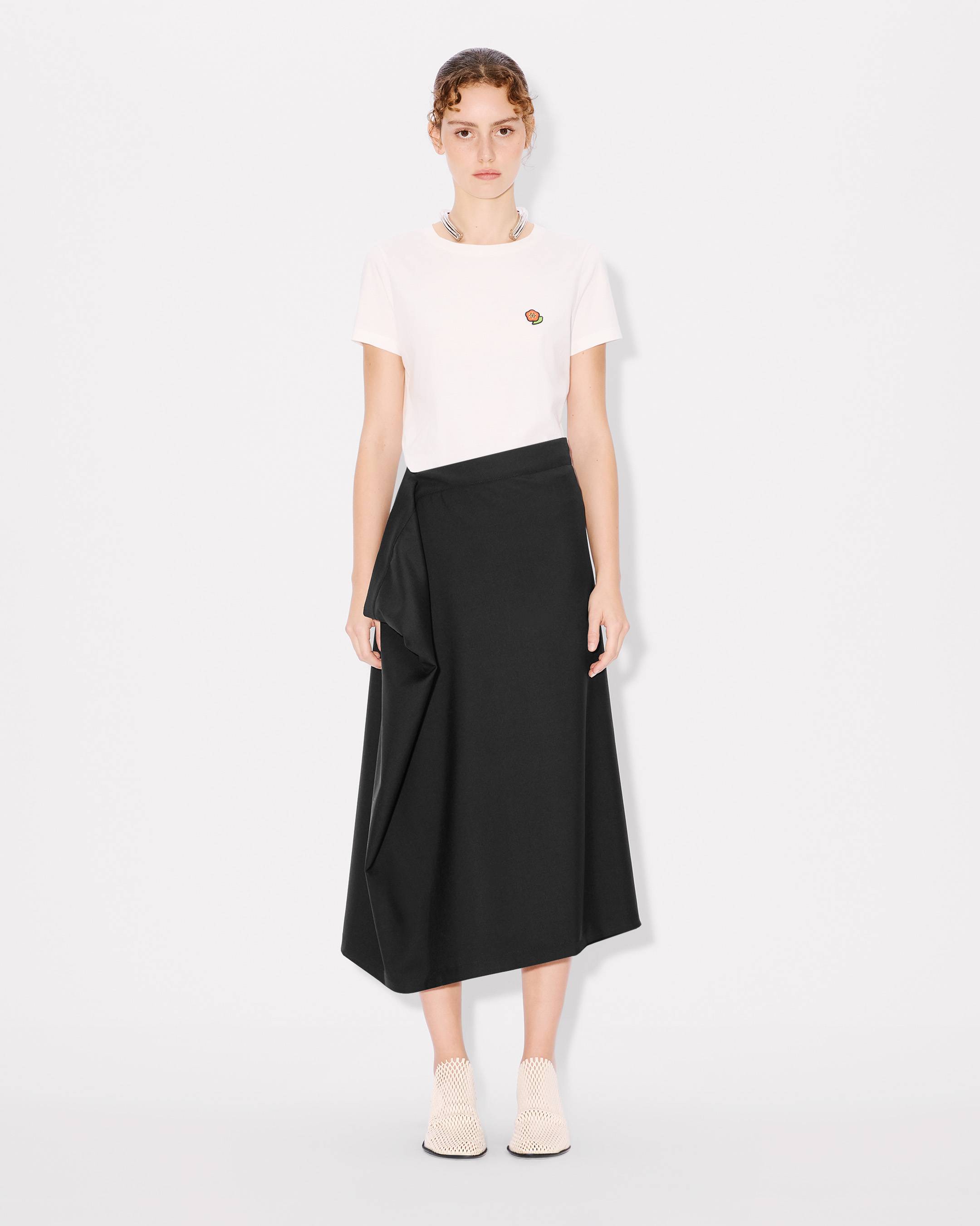 ワンピース KENZO Women Mid Skirts FE52RO2599K1 02 WHITE KENZO KIDS Skirt Girl 0-24 months online on YOOX United States
