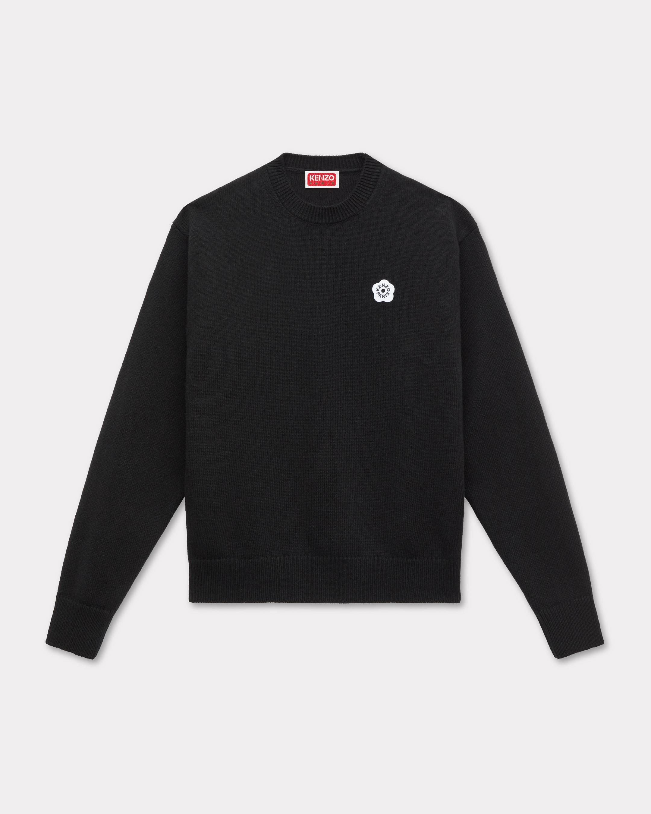 KENZO 'Boke Flower 2.0' Jumper In Wool Black Womens - Size L