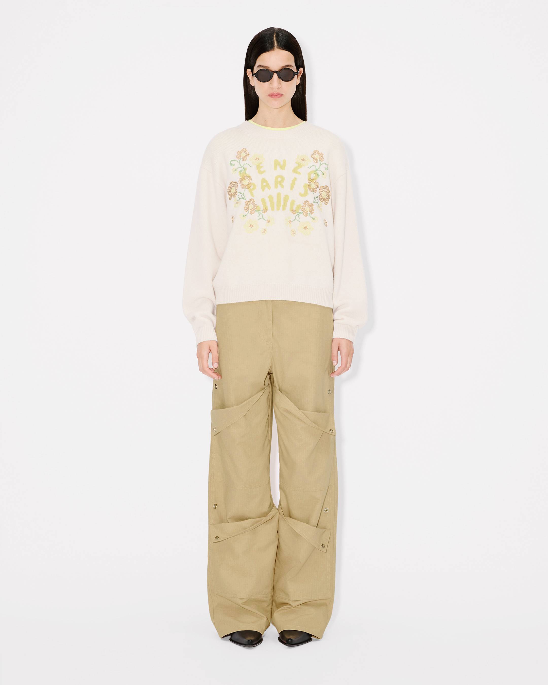 パンツ KENZO Woman Pants Beige FF52PA1009DL 11 Cargo pants in cotton ripstop | Women's | KENZO