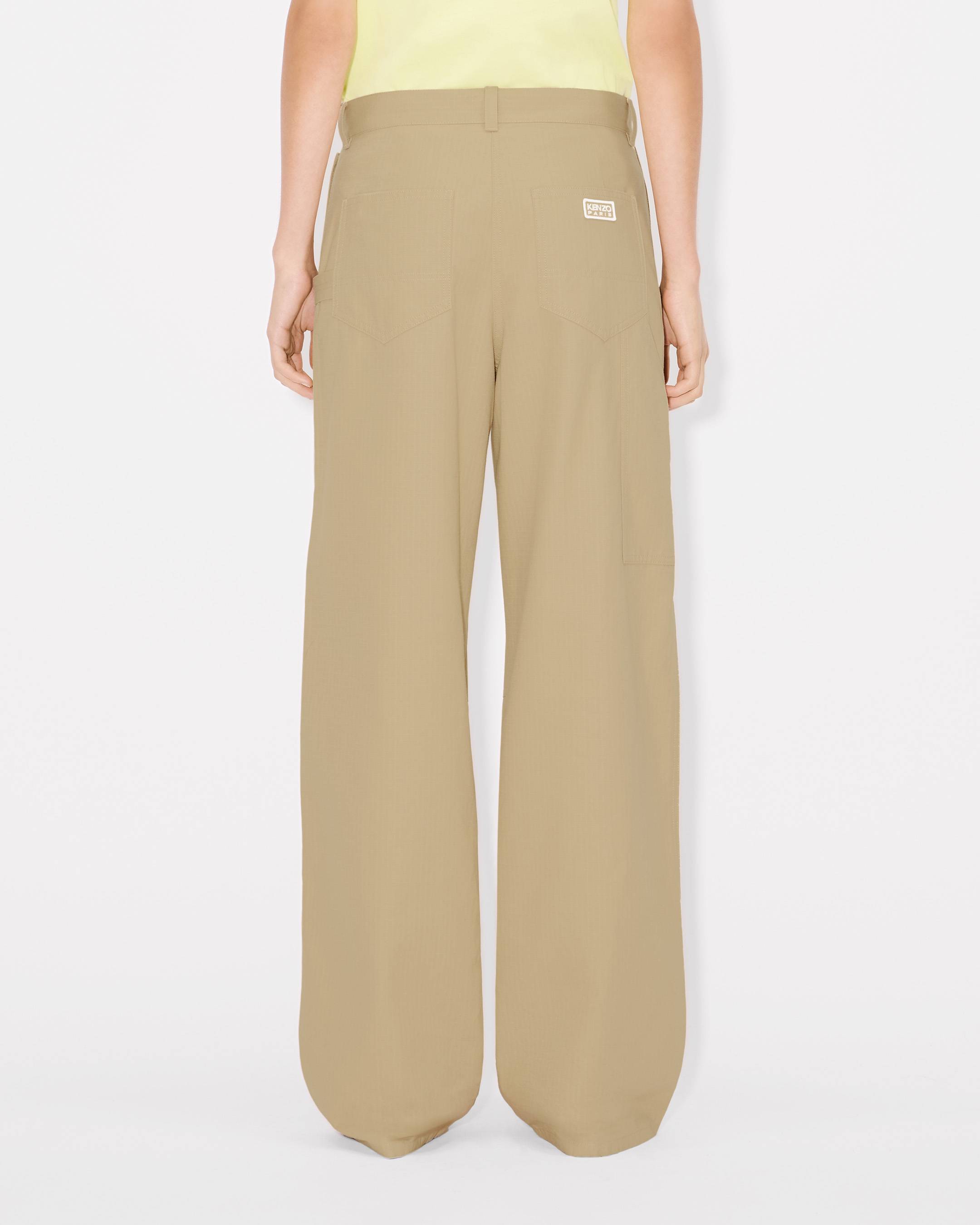 パンツ KENZO Woman Pants Beige FF52PA1009DL 11 Cargo pants in cotton ripstop | Women's | KENZO