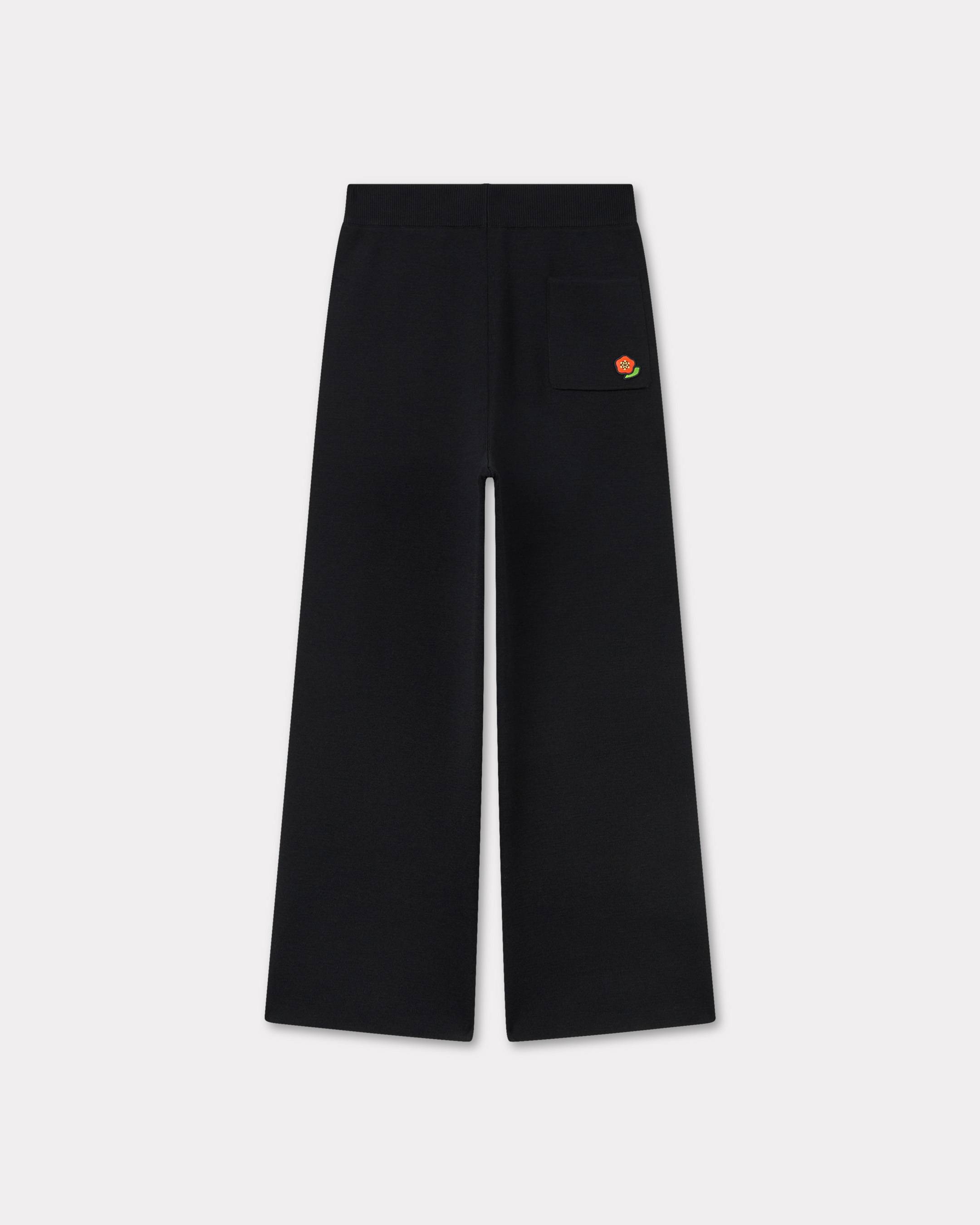 パンツ KENZO Women Straight Pants FF52PA7384IF 99J Black Boke Flower 2.0' embroidered flared pants | Women's | KENZO