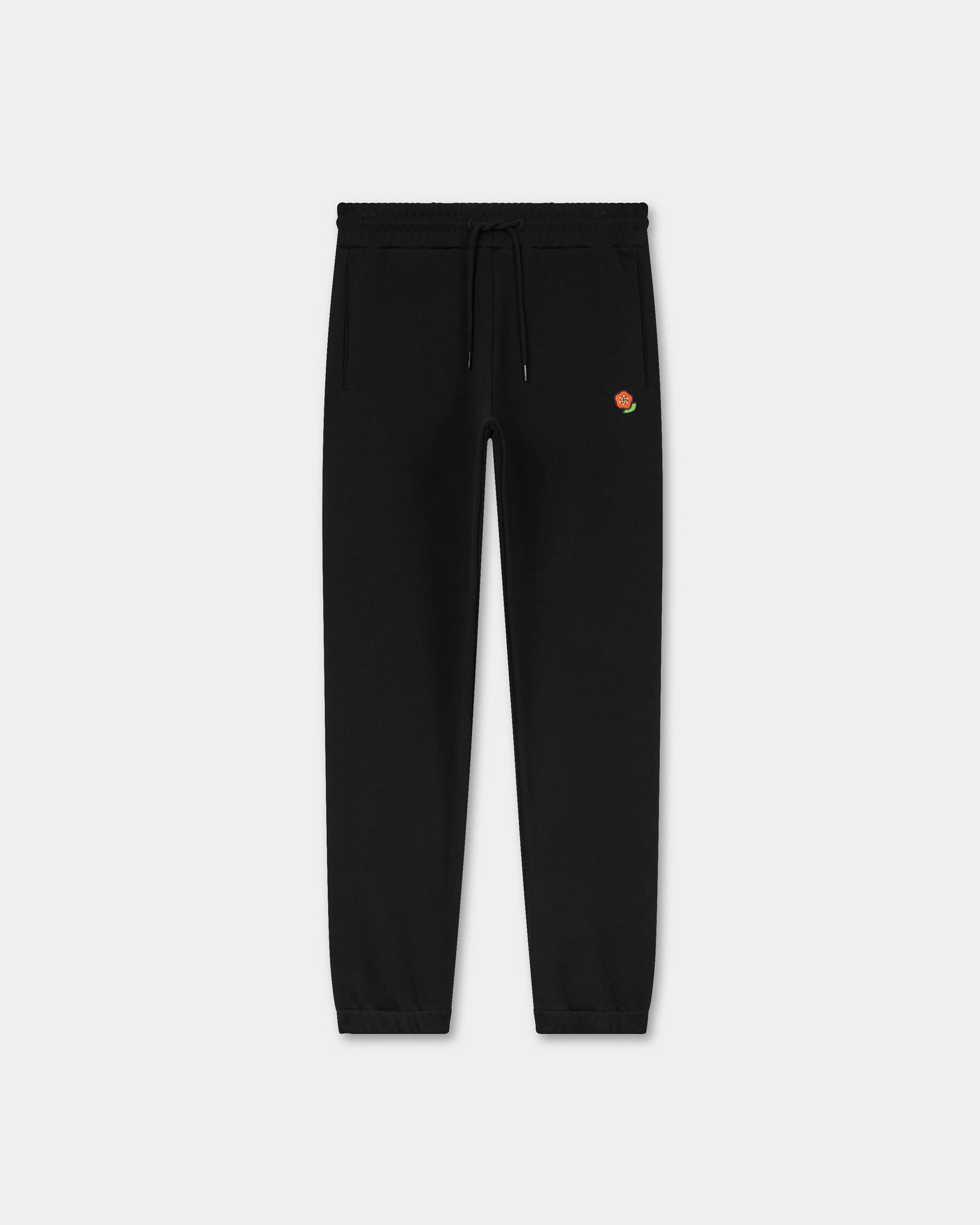KENZO 'Kenzo Pop' Embroidered Jogpants In Cotton Black - Womens Size M