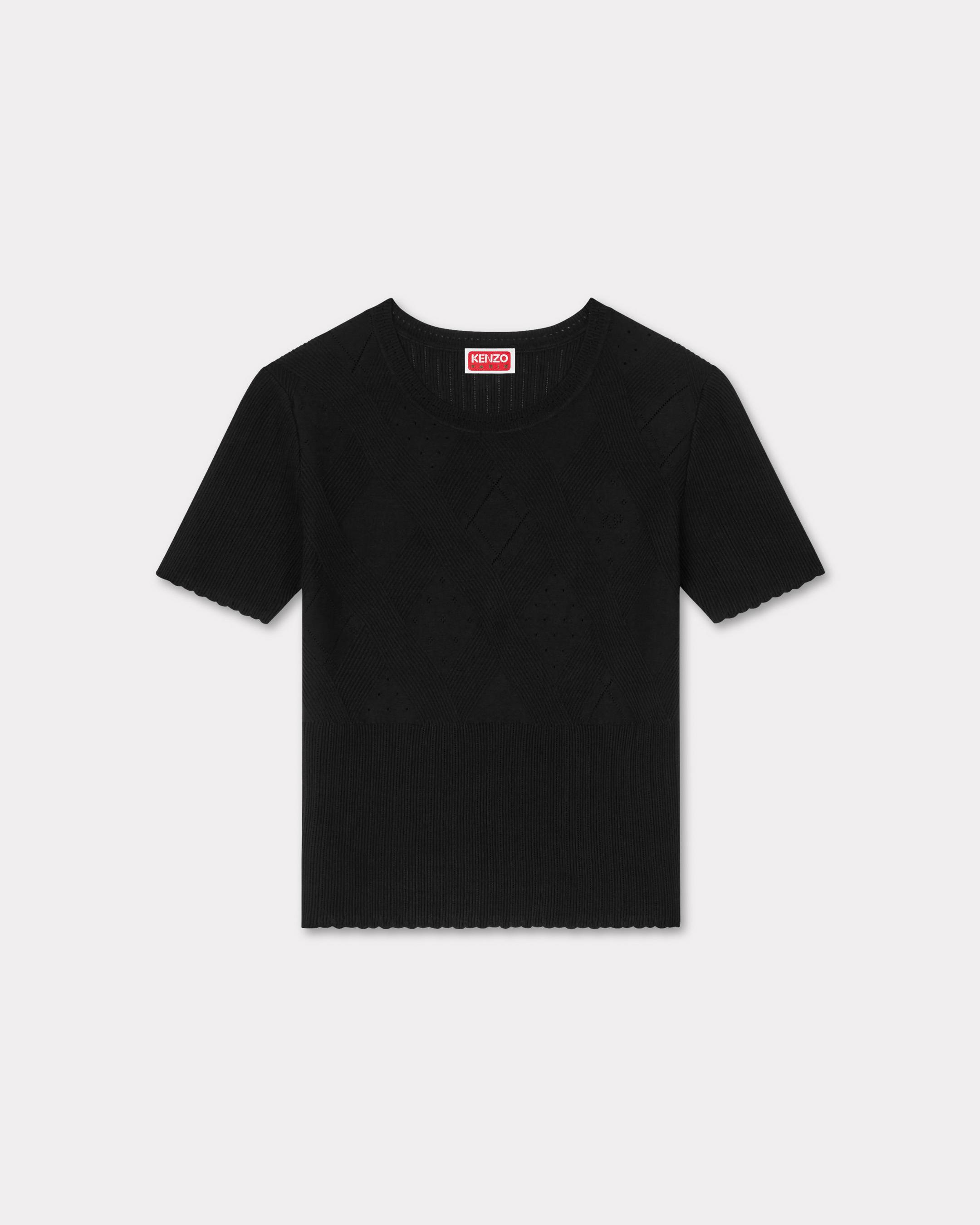 KENZO Top In Stretch Lace Black Womens - Size M