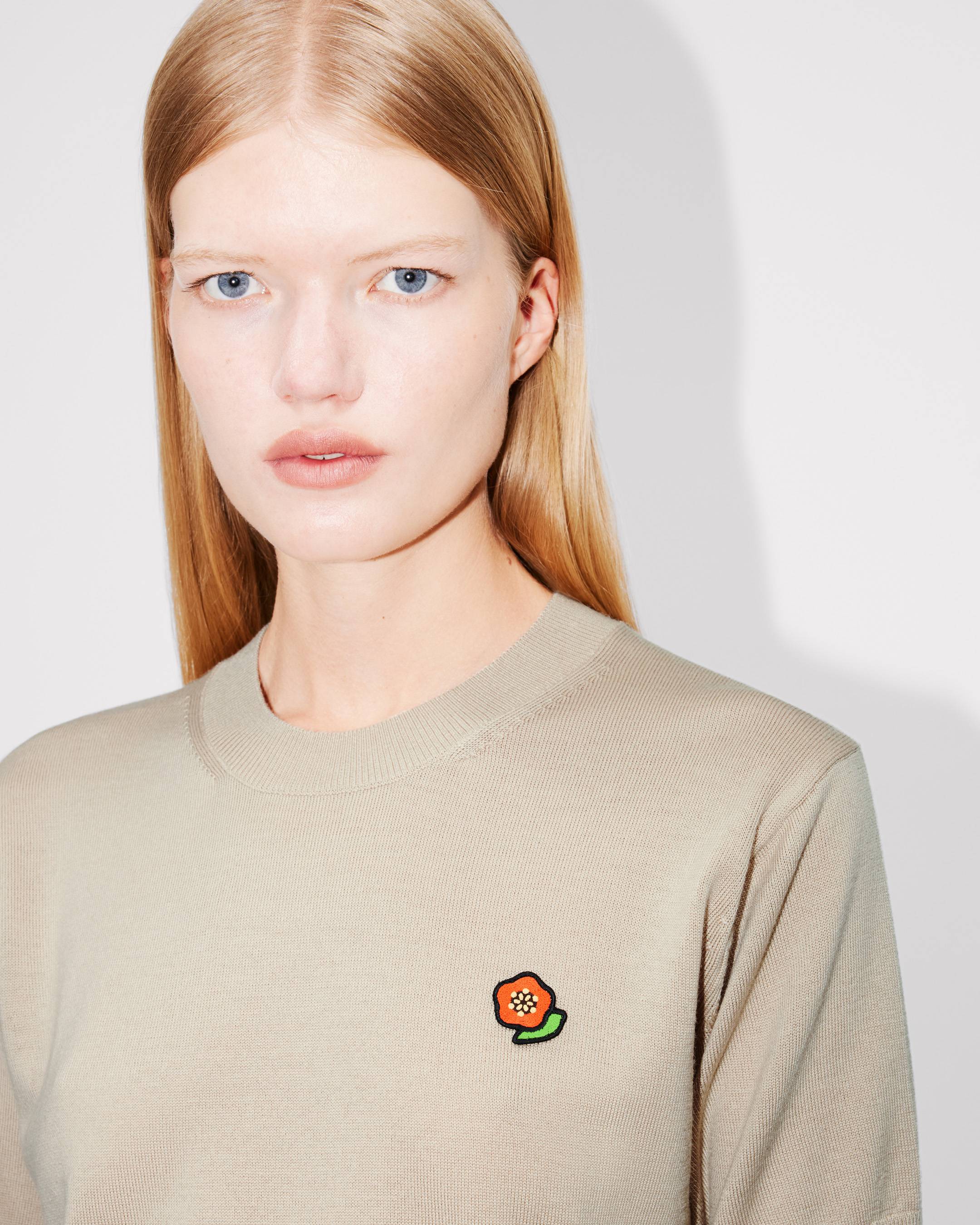 KENZO Pop' embroidered jumper in merino wool | Women's | KENZO