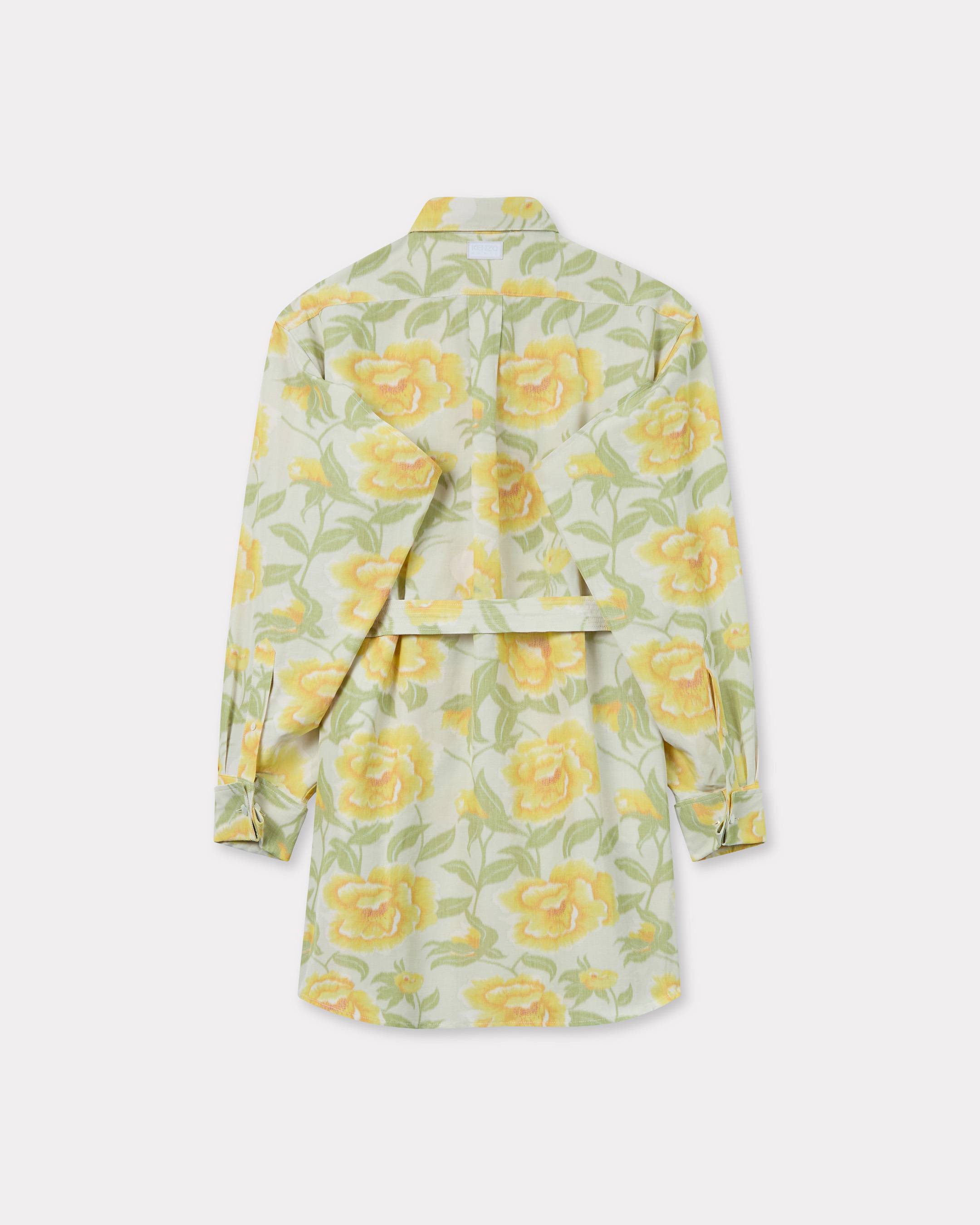 【送料&関税込】Kenzo Peonies Kimono Sleeve Dress Kenzo 'sleeve kimono peonies' dress | The Fashion Square