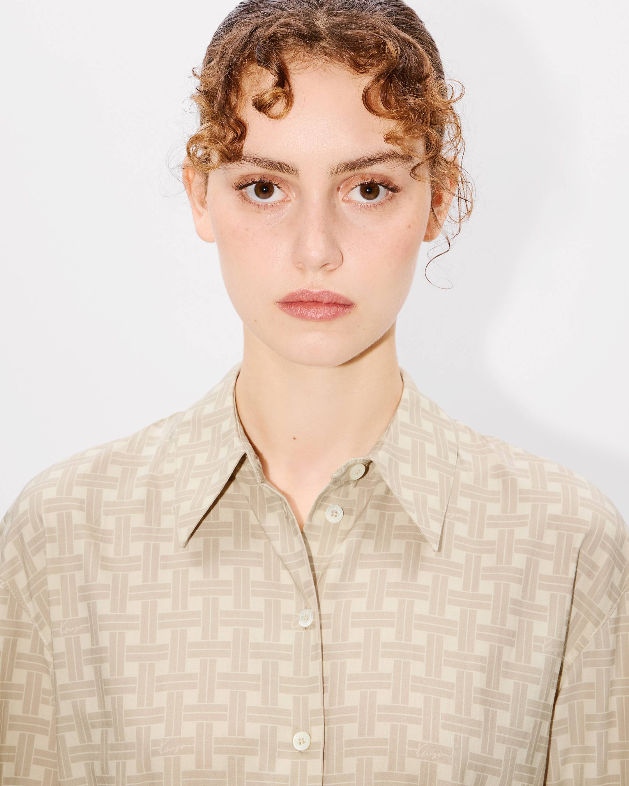 【送料&関税込】Kenzo Cotton Shirtdress KENZO KIDS - Girls Red Stripe Cotton Shirt Dress | Childrensalon