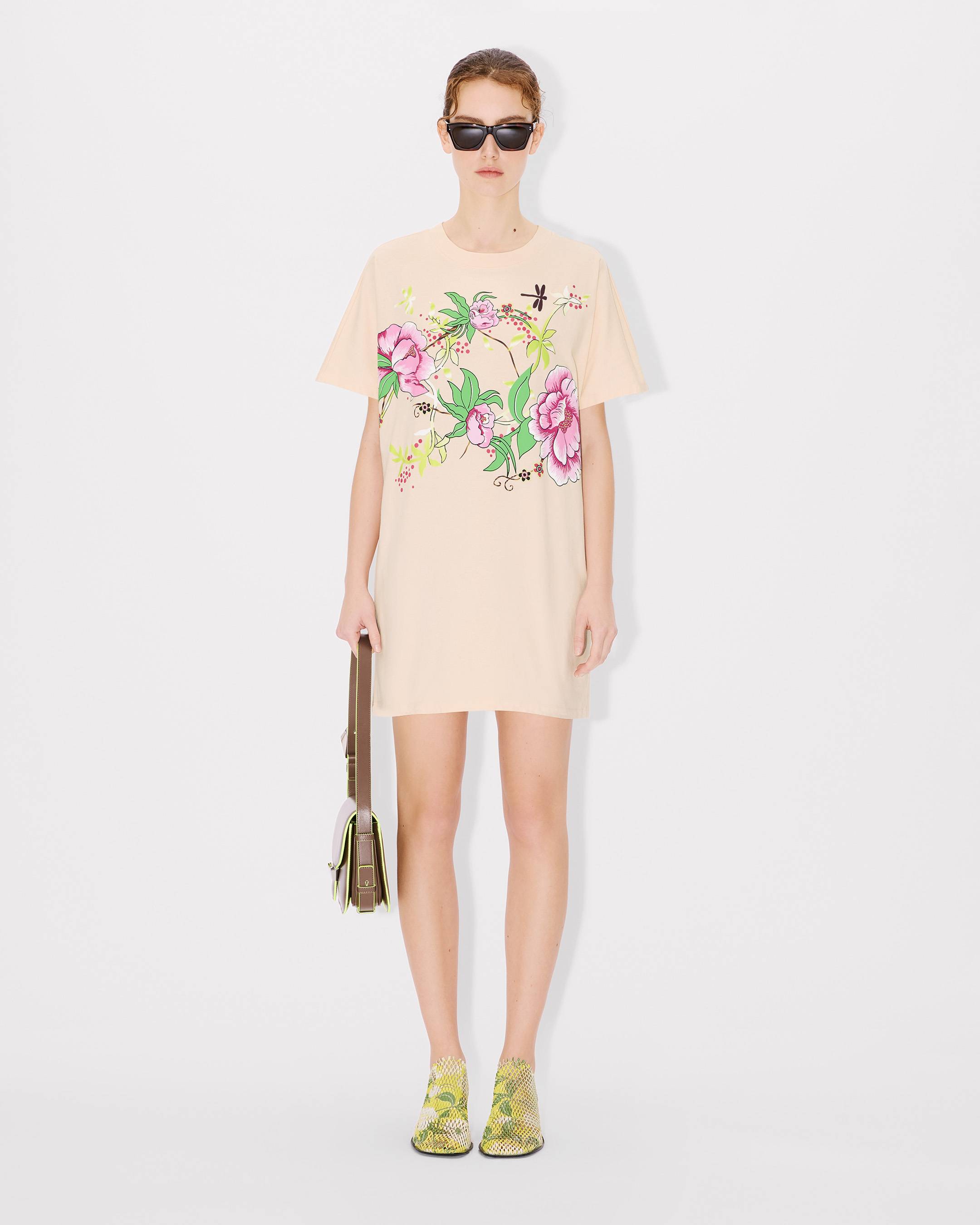 Tシャツ・カットソー KENZO 'Peonies Kimono' dress PEONIES KIMONO DRESS (KENZO/ワンピース) FF52RO7934SG07【BUYMA】