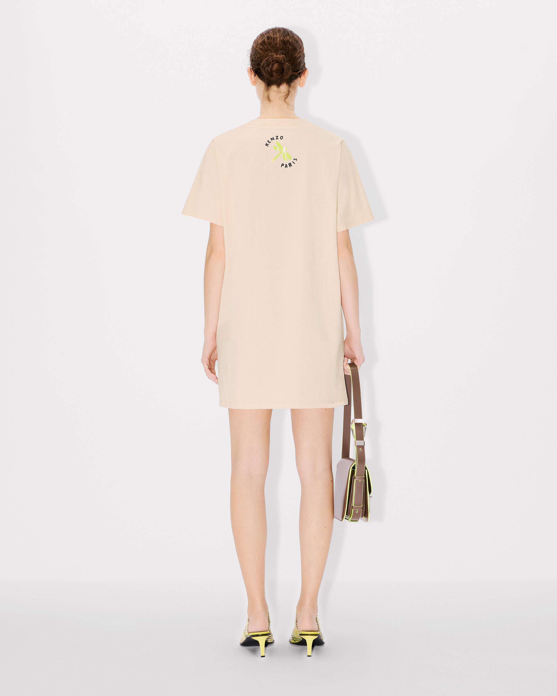 KENZO Peonies' Tシャツ ドレス ウィズ KIMONO スリーブ