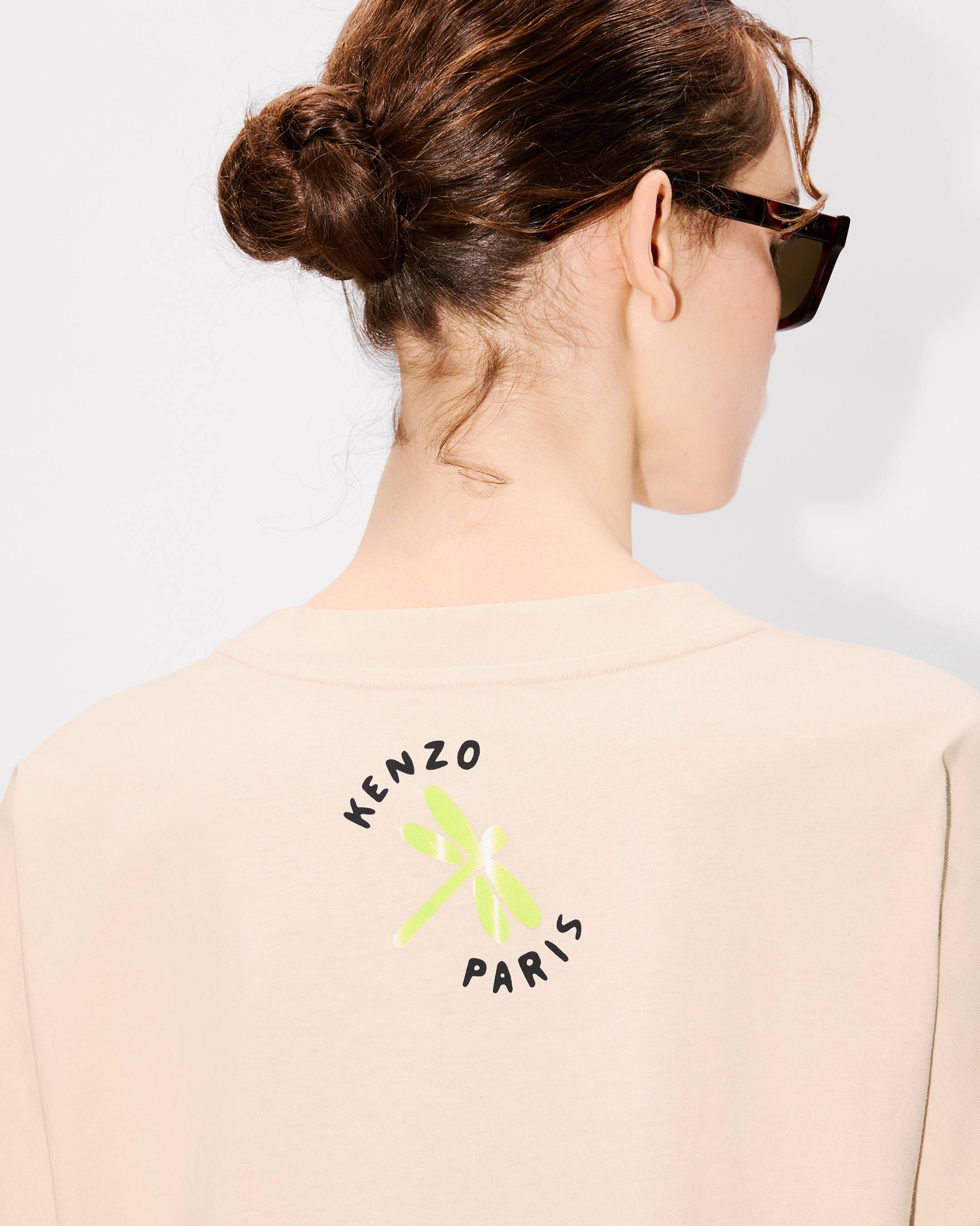 KENZO Peonies' Tシャツ ドレス ウィズ KIMONO スリーブ