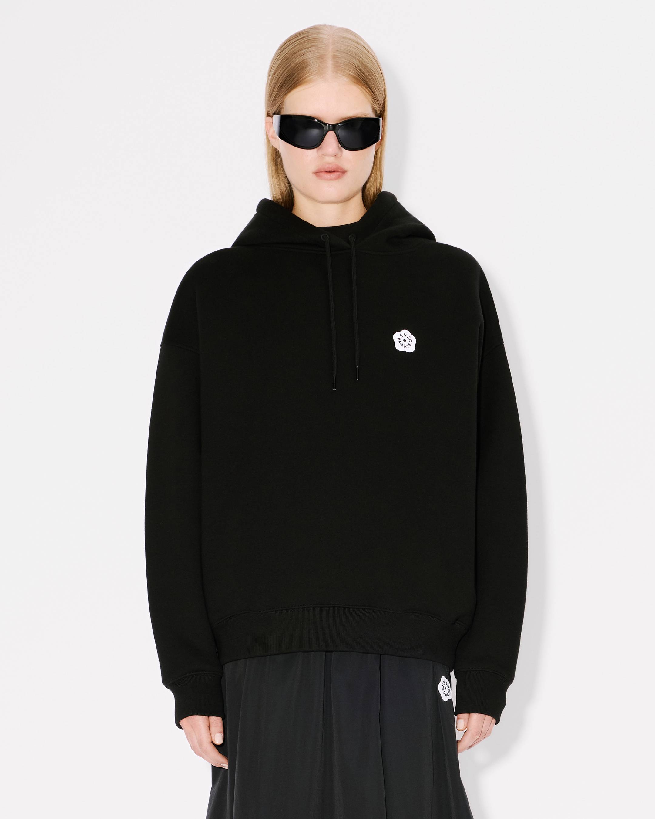 Boke Flower 2.0' embroidered oversized hoodie in cotton