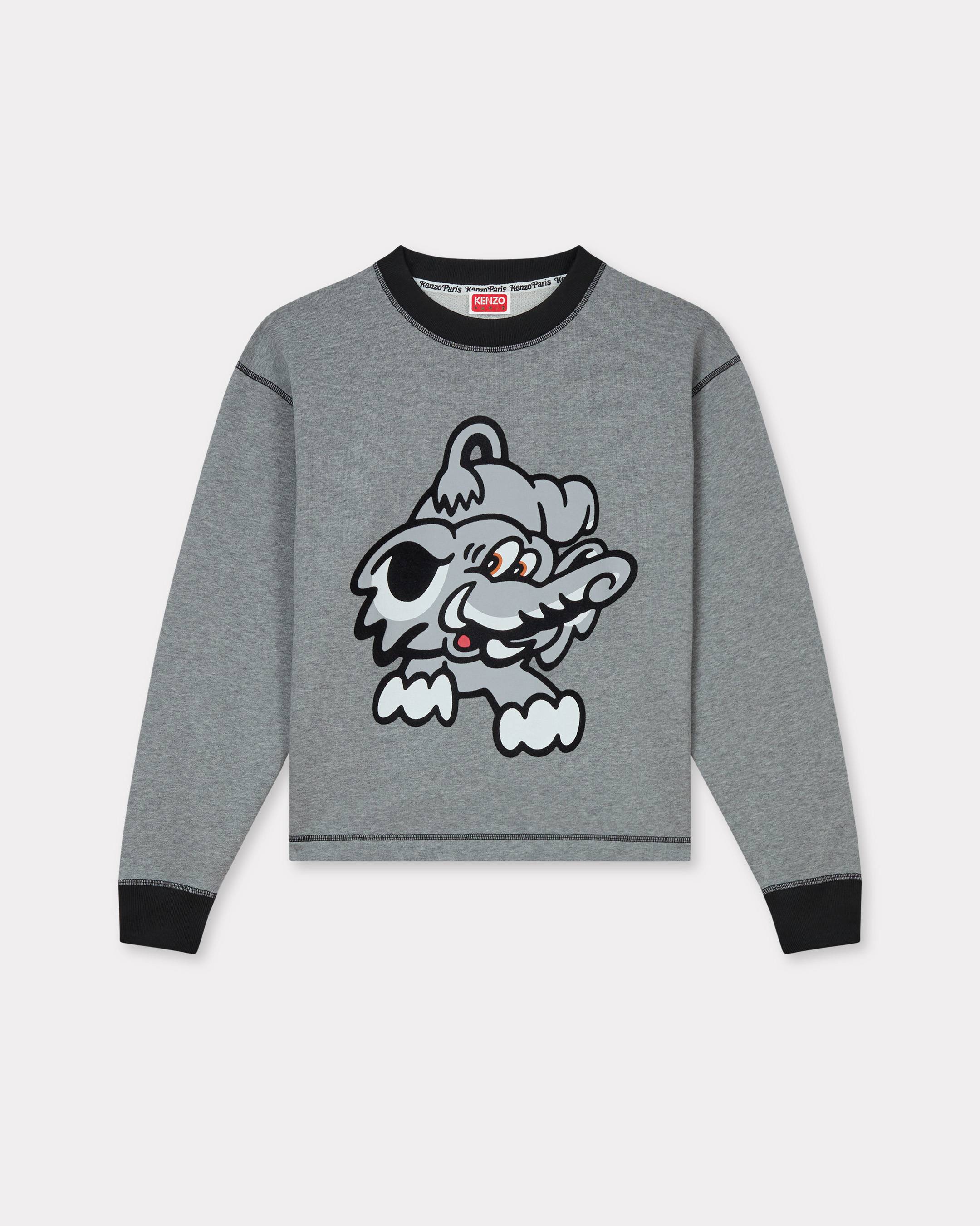KENZO 'Kenzo By Verdy' Sweatshirt In Cotton Pearl Grey - Womens Size Xl