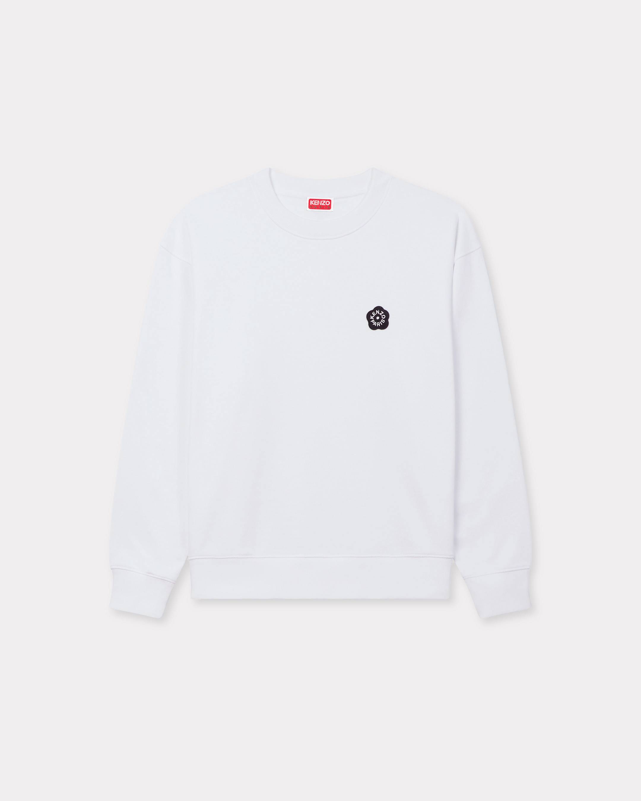 KENZO 'Boke Flower 2.0' Embroidered Sweatshirt In Cotton White Womens - Size L