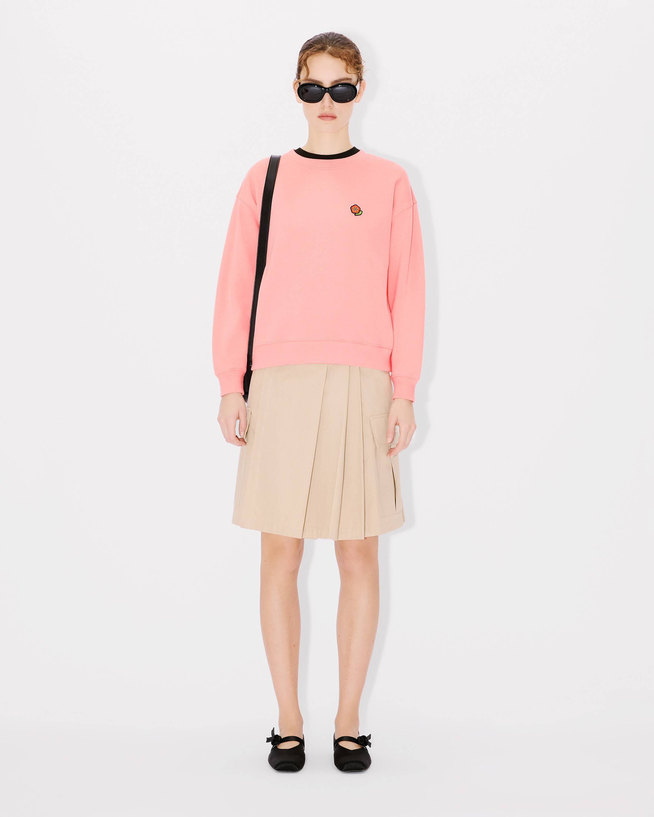 KENZO Pop' embroidered sweatshirt in cotton | Women's | KENZO