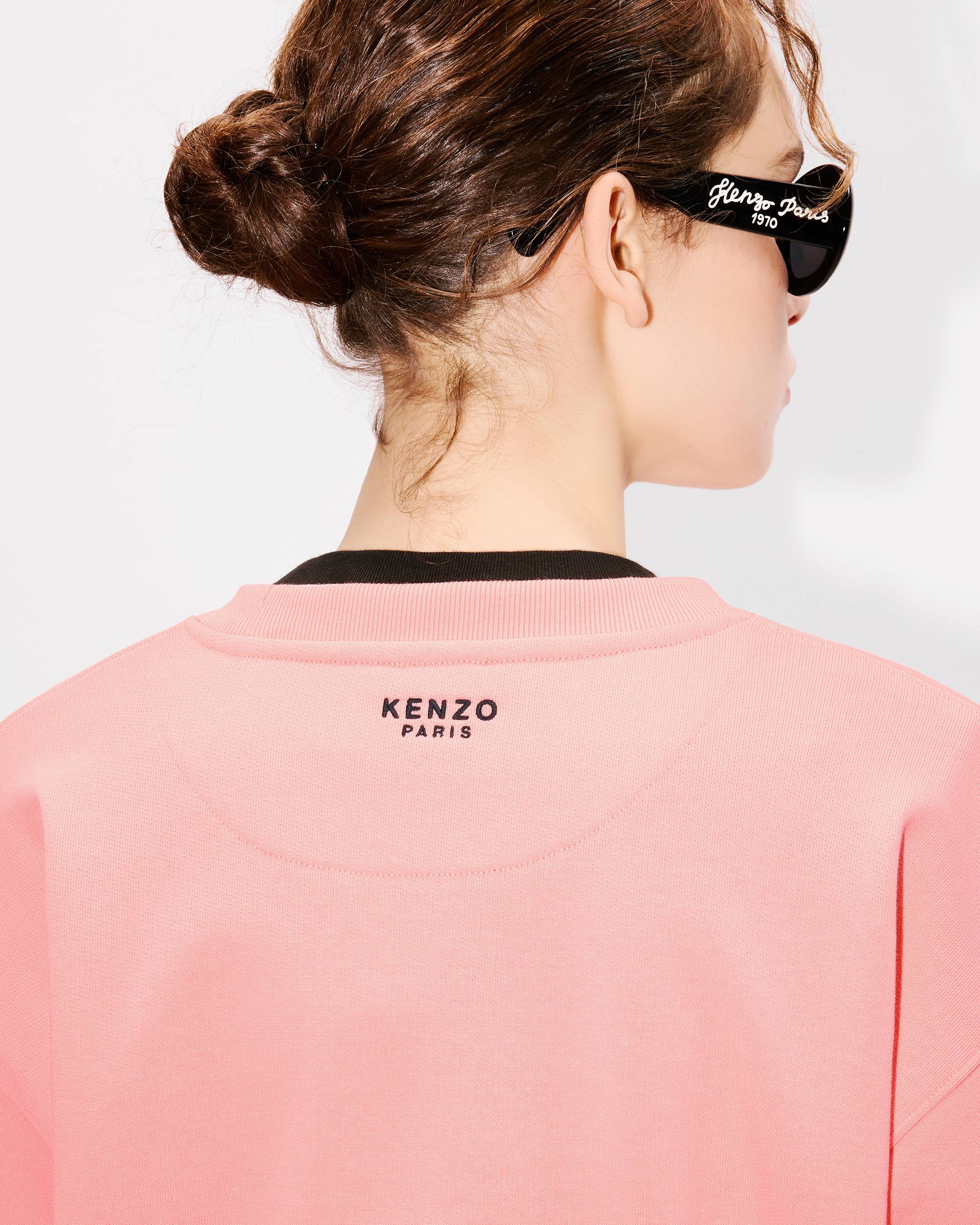 KENZO Pop' embroidered sweatshirt in cotton | Women's | KENZO