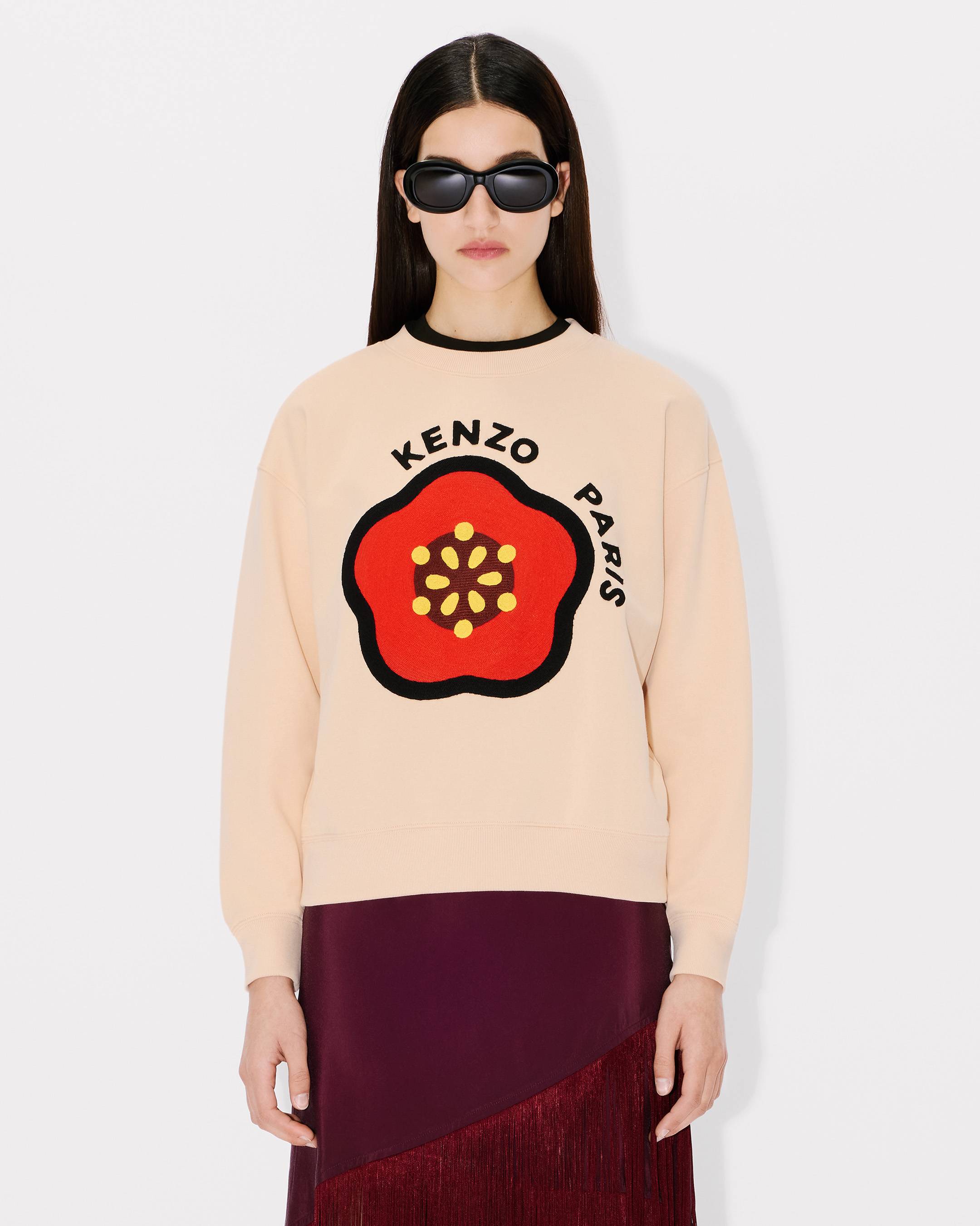 【個性が光る♪】KENZOエンブロイダリージップアップ フーディー KENZO Pop' エンブロイダリー スウェット | ウィメンズ | KENZO