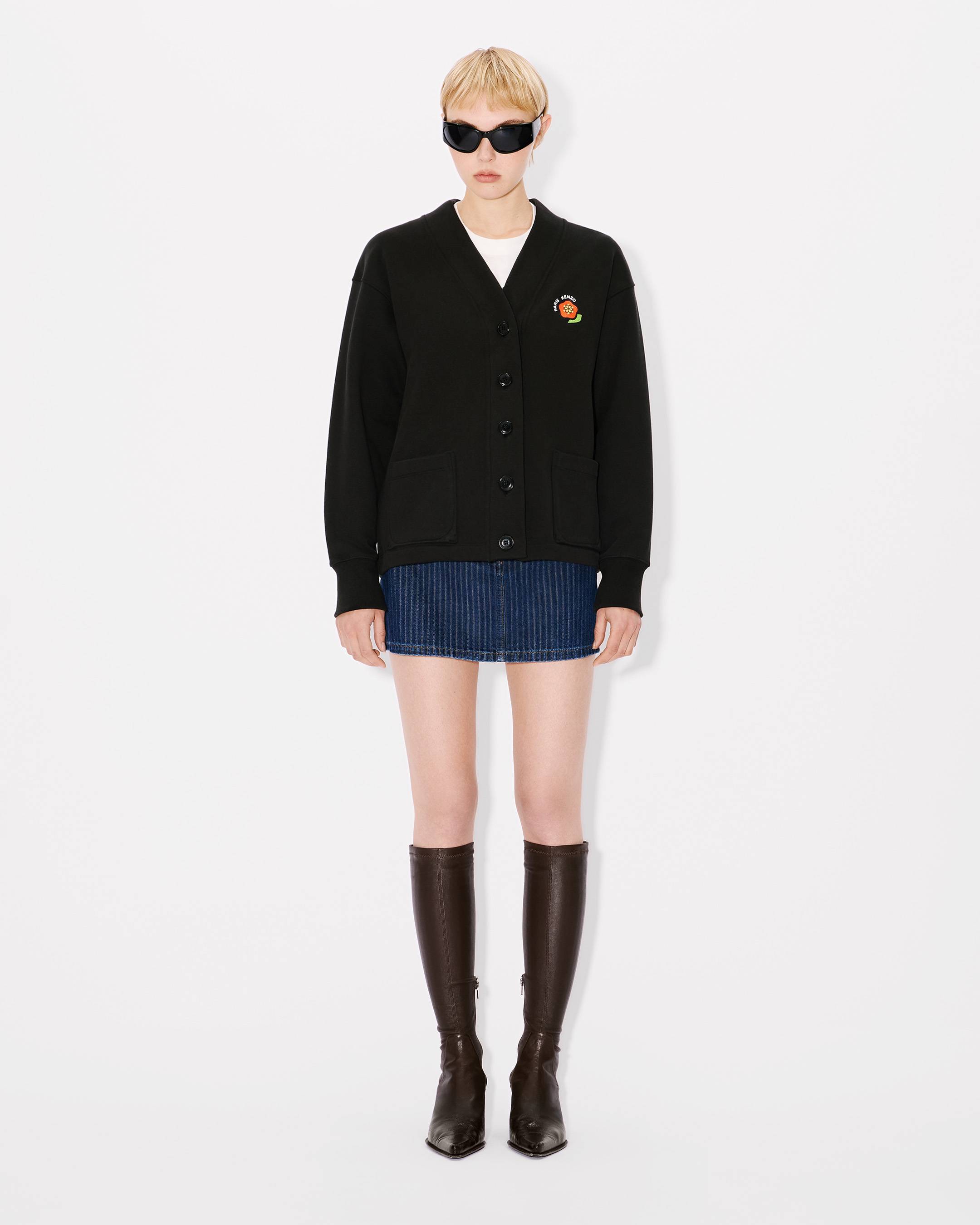 KENZO Pop' エンブロイダリー コットン カーディガン