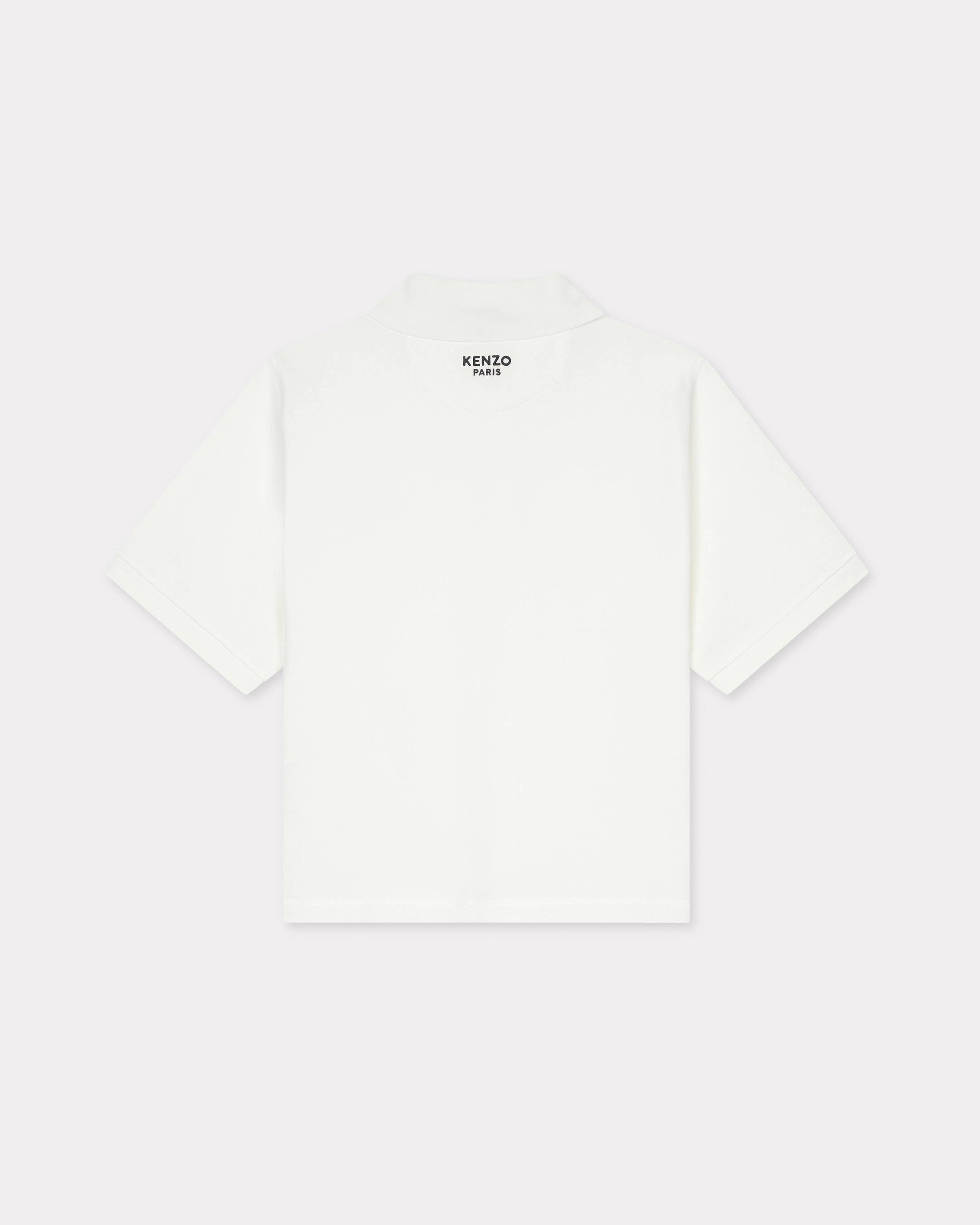 Tシャツ・カットソー KENZO Woman Polo Shirt White FF52TS1604SB 01 Boke Flower 2.0' embroidered polo in cotton | Women's | KENZO