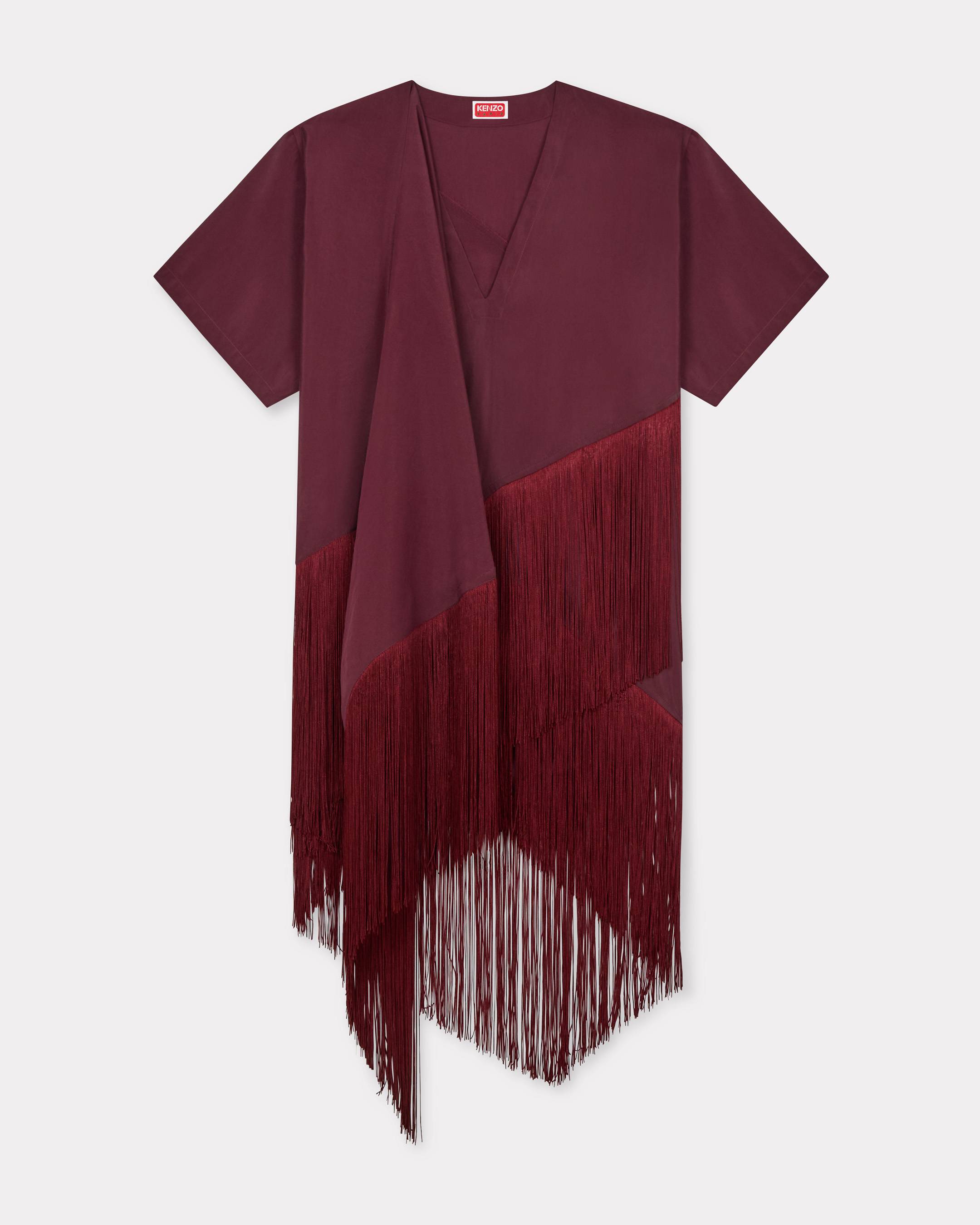 KENZO Fringed Top Grenat Womens - Size 42