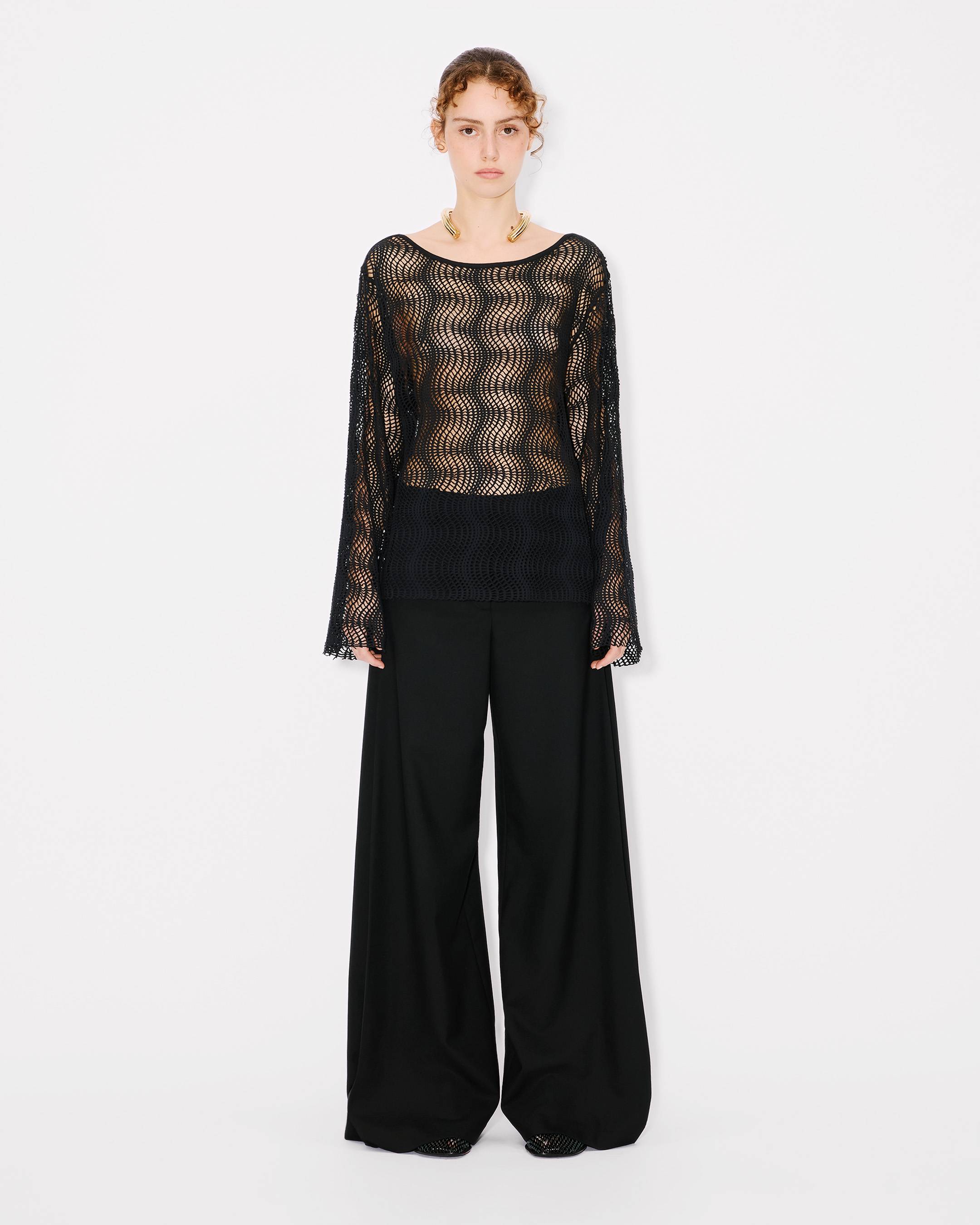 Long sleeves top in mesh | Women's | KENZO