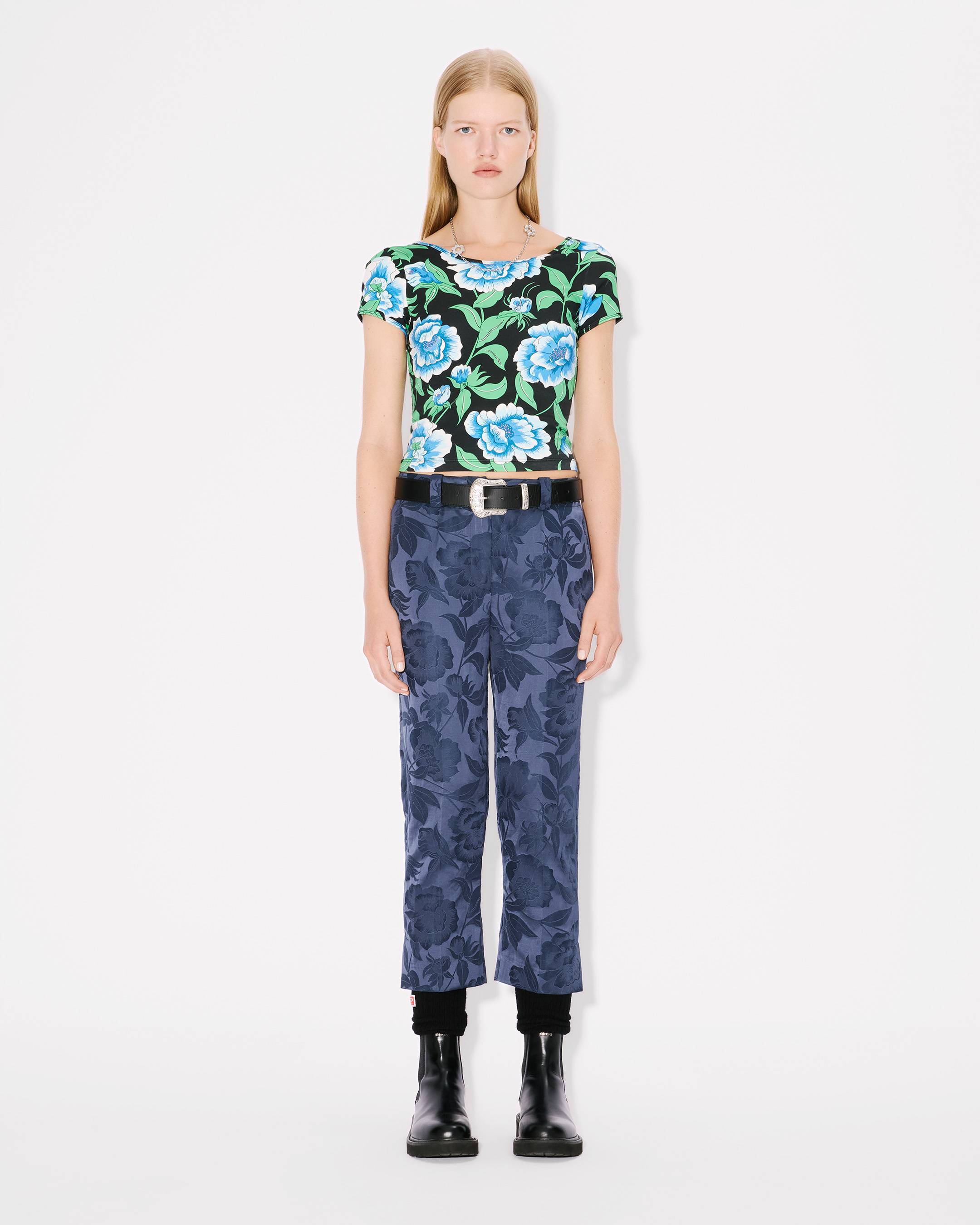 ◆送料・関税込み◆KENZO Peonies クロップド パンツ KENZO Peonies' クロップド パンツ | ウィメンズ | KENZO