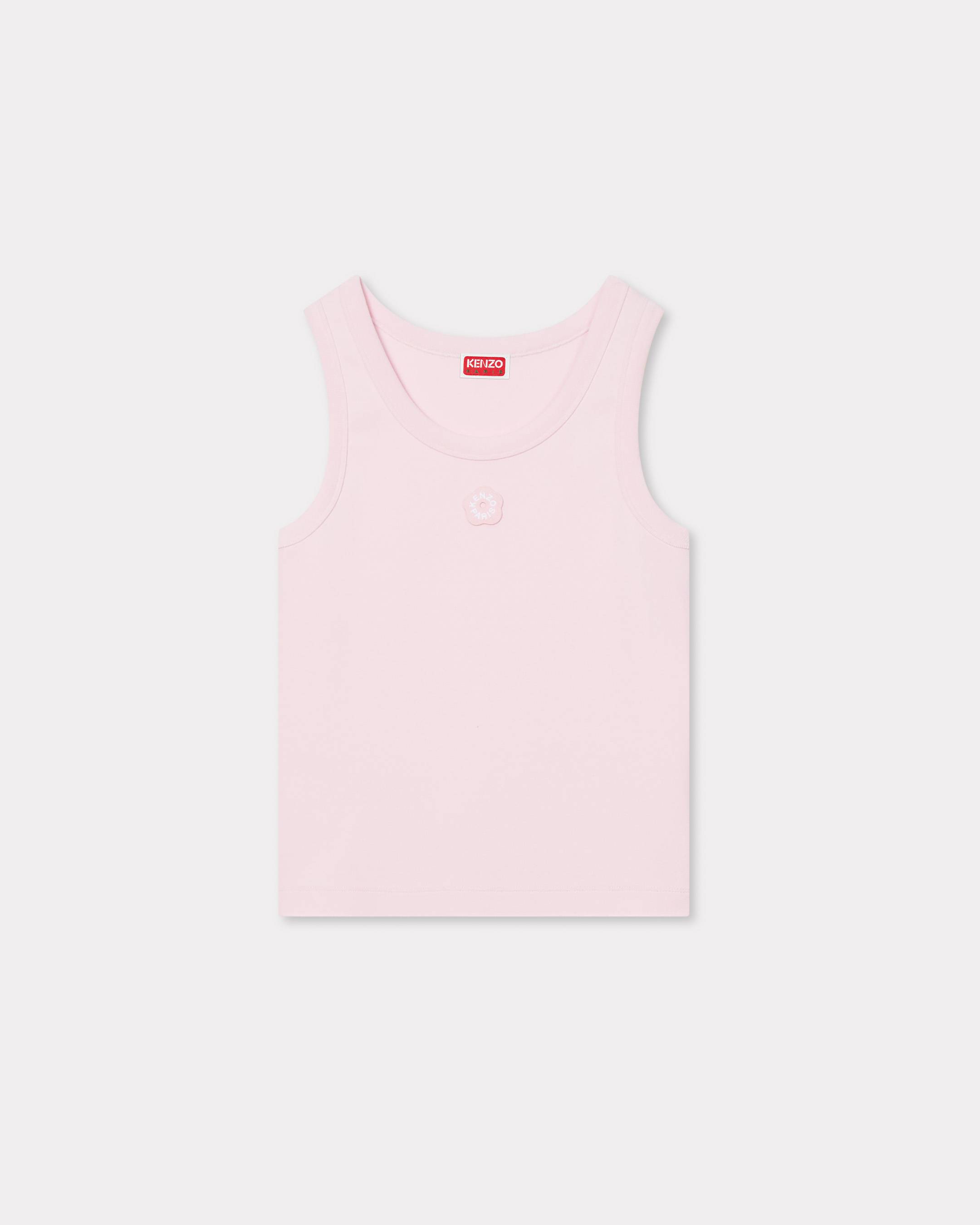 KENZO 'Boke Flower 2.0' Rib Tank Top Pastel Pink Womens - Size L