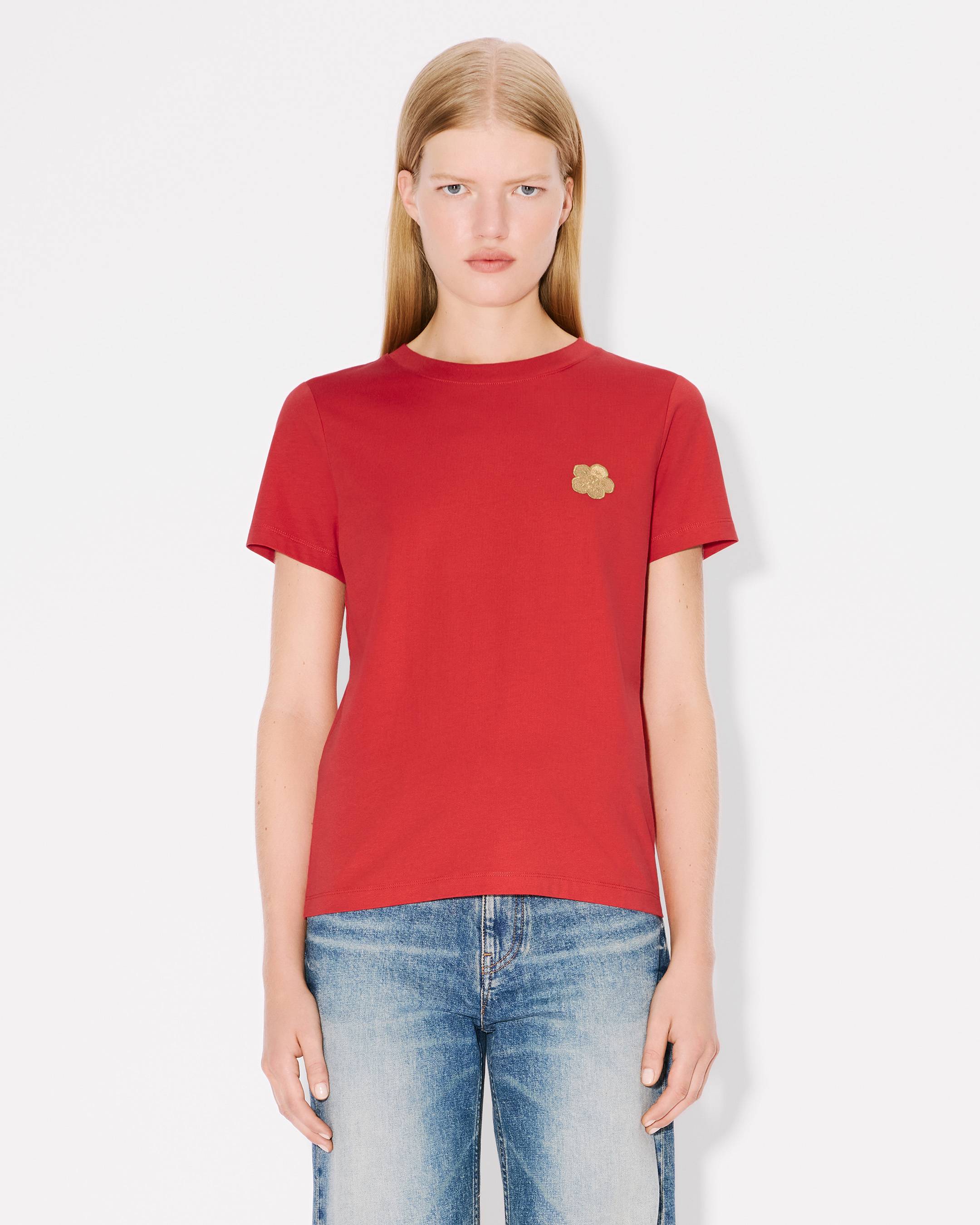 Boke Flower' embroidered cotton T-shirt | Women's | KENZO