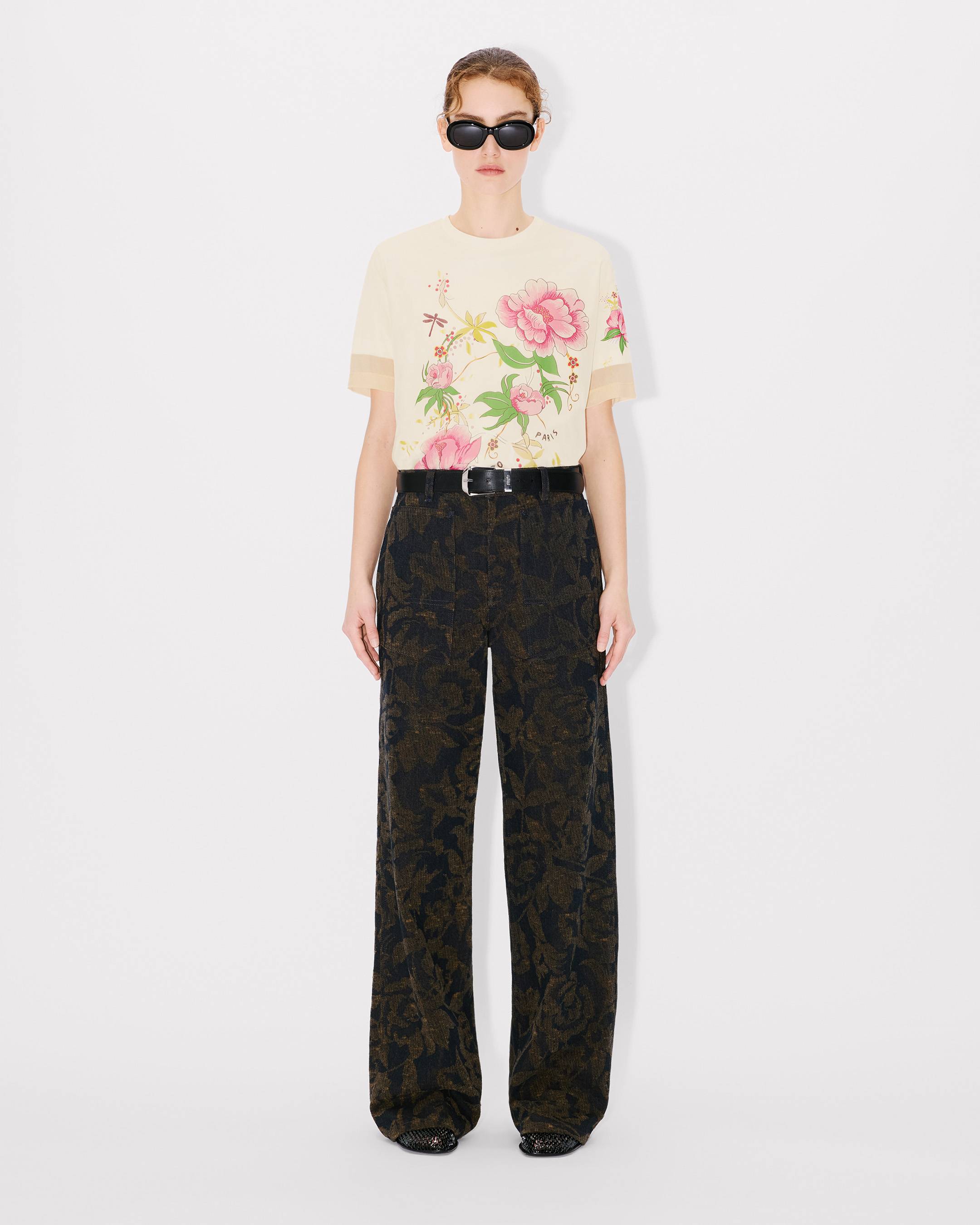 【送料&関税込】kenzo Peonies Pants Kenzo Peonies Trousers | Blue | FARFETCH GE