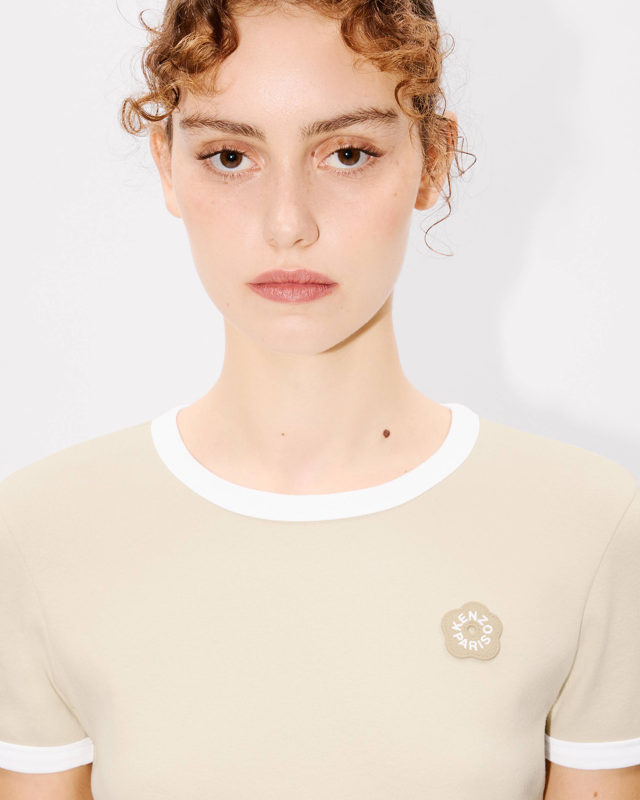 Tシャツ・カットソー KENZO Woman T-Shirt White FF52TS1564SJ 01 Boke Flower 2.0' エンブロイダリー リブ Tシャツ | ウィメンズ