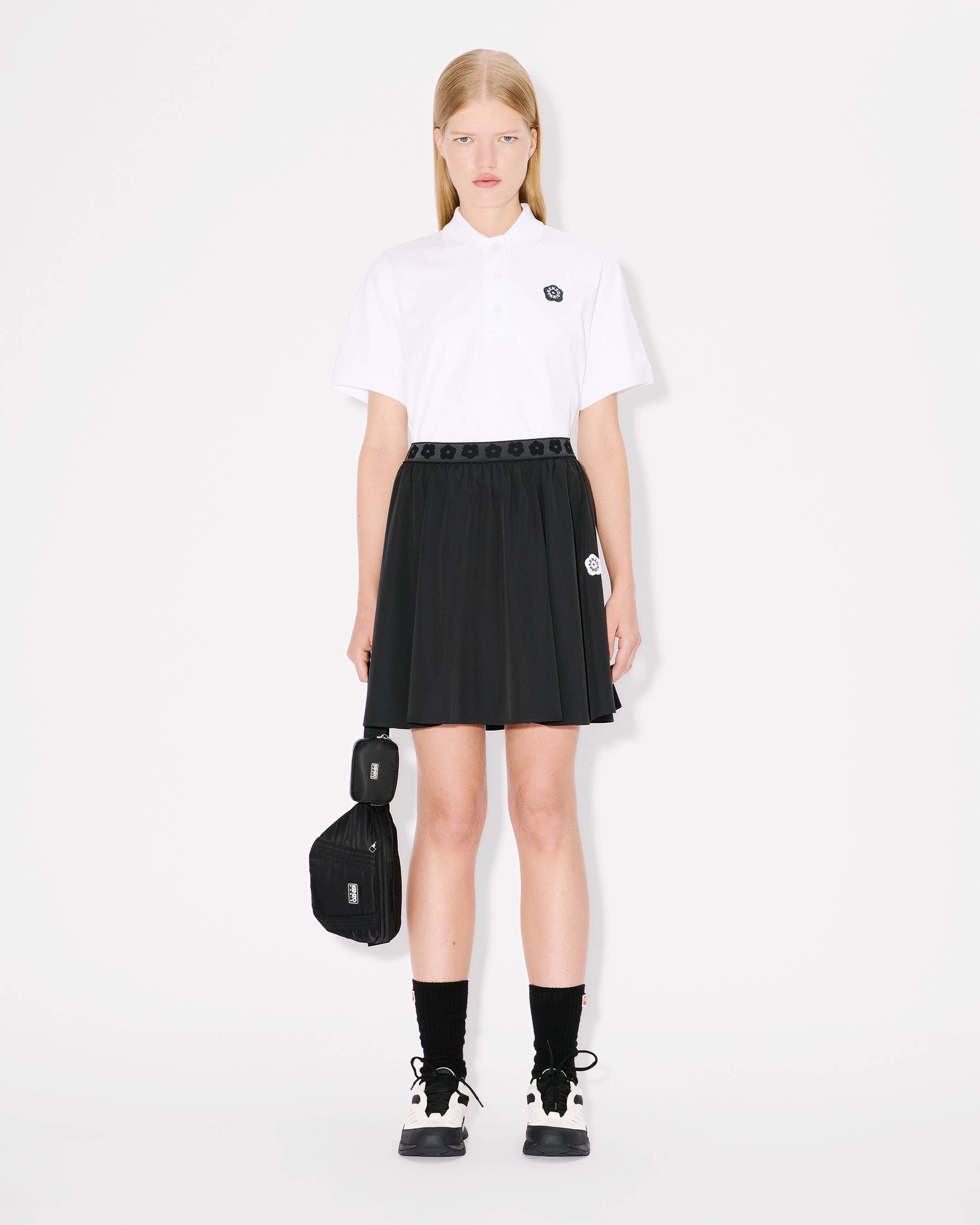 Tシャツ・カットソー KENZO Woman Polo Shirt White FF52TS1604SB 01 Boke Flower 2.0' embroidered polo in cotton | Women's | KENZO