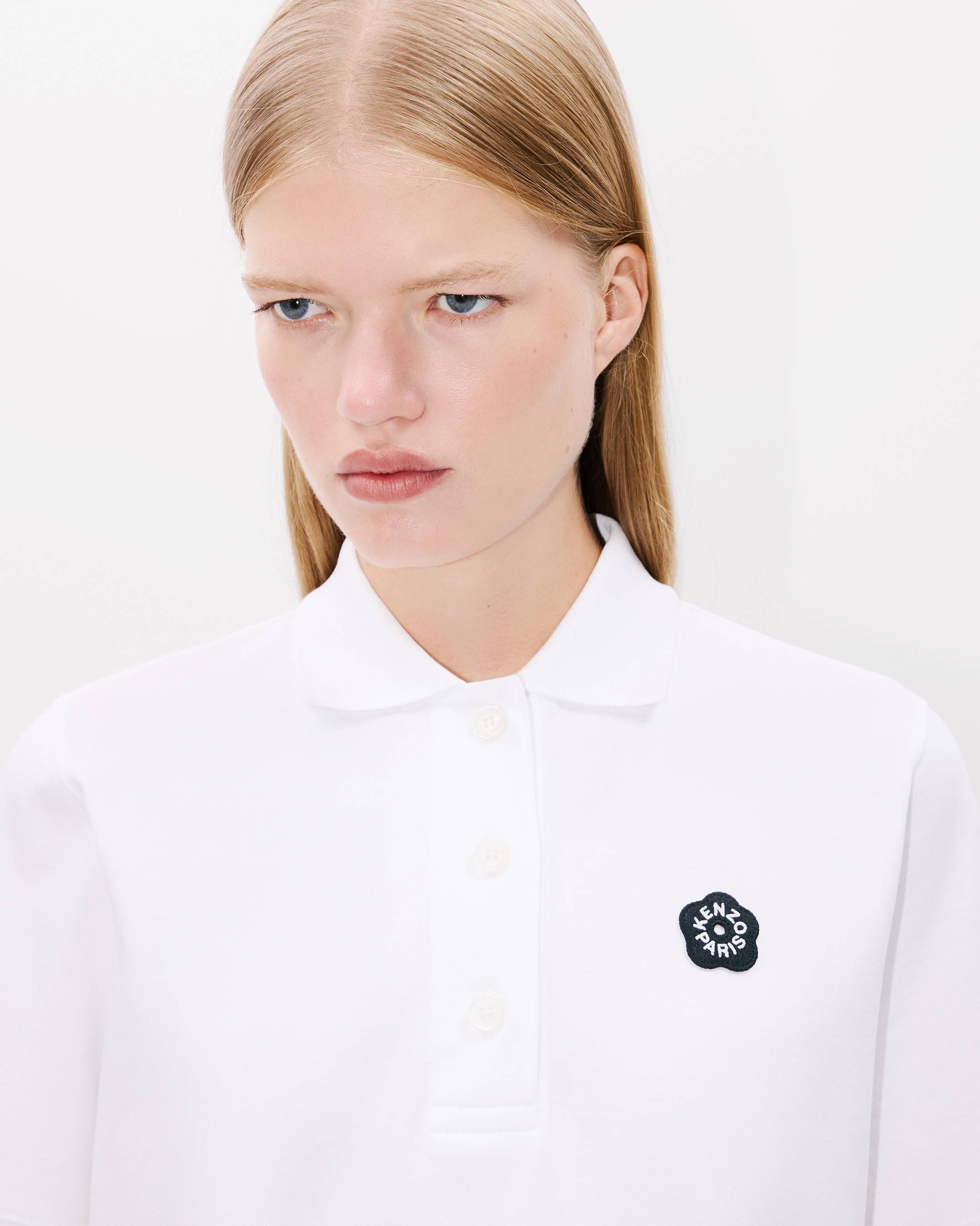 Boke Flower 2.0' embroidered polo in cotton | Women's | KENZO