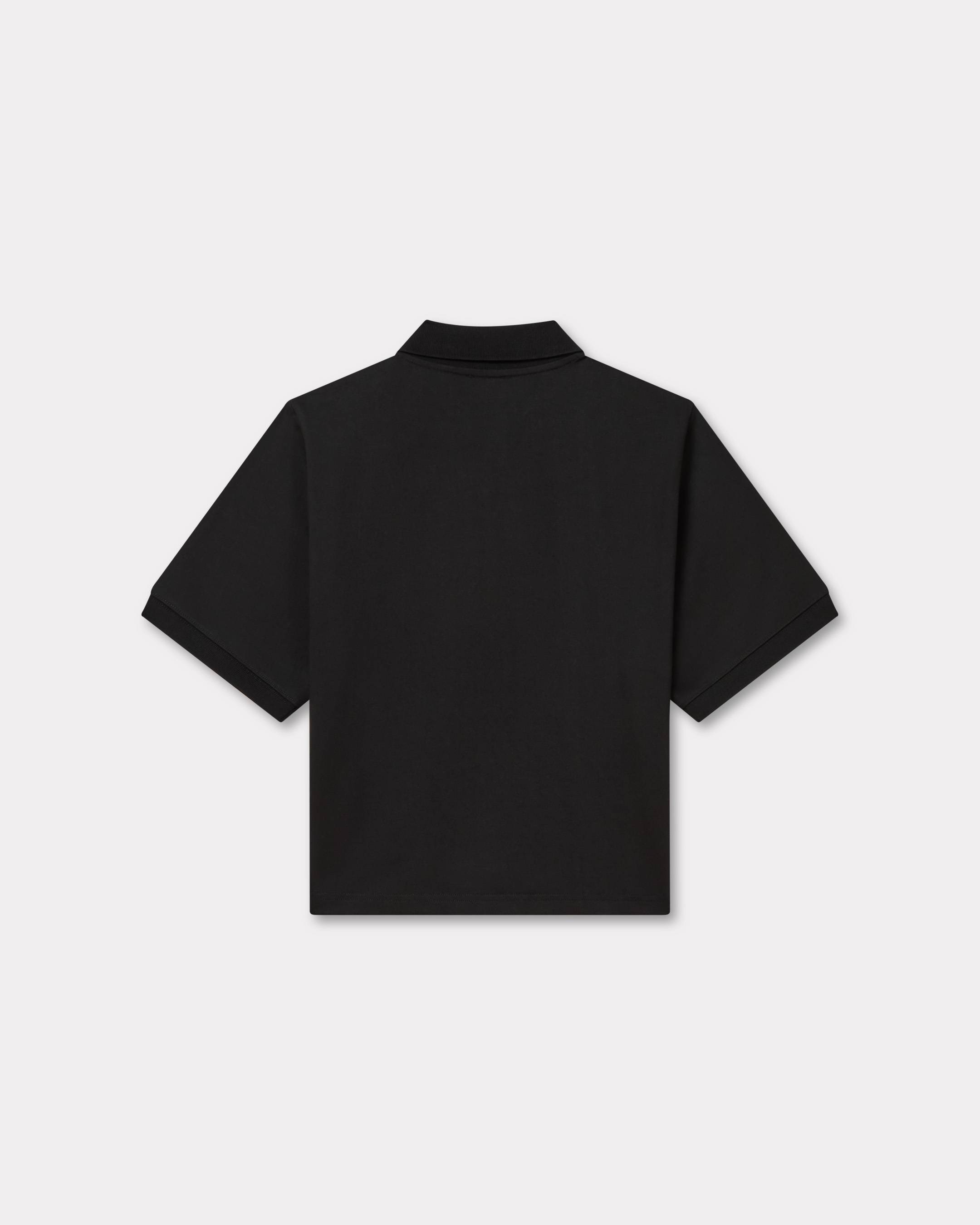 Tシャツ・カットソー KENZO Woman Polo Shirt Black FF52TS1604SB 99J Boke Flower 2.0' embroidered polo in cotton | Women's | KENZO