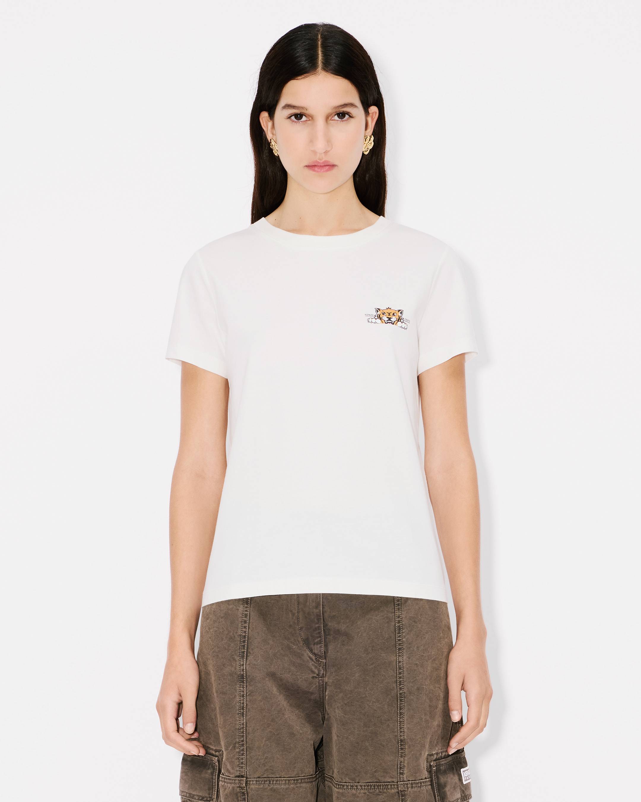【KENZO】'KENZO Happy Tiger' loose T-shirt Tシャツ KENZO Happy Tiger' T-shirt in cotton | Women's | KENZO