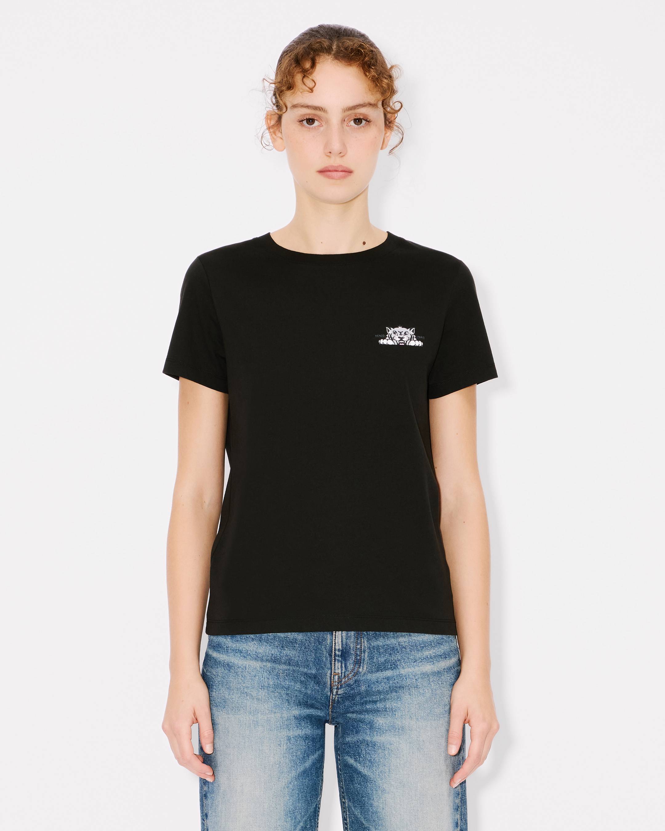 KENZO Happy Tiger' T-shirt in cotton | Women's | KENZO