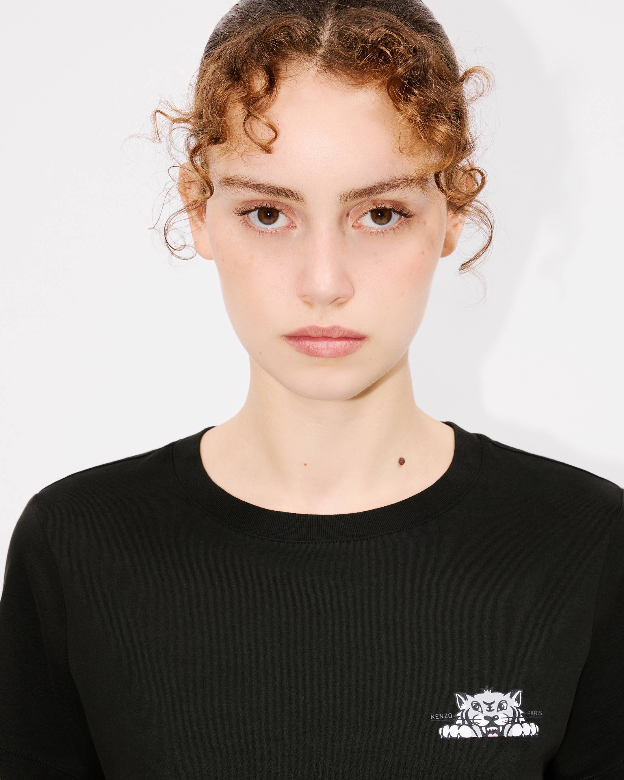 KENZO Happy Tiger' T-shirt in cotton | Women's | KENZO