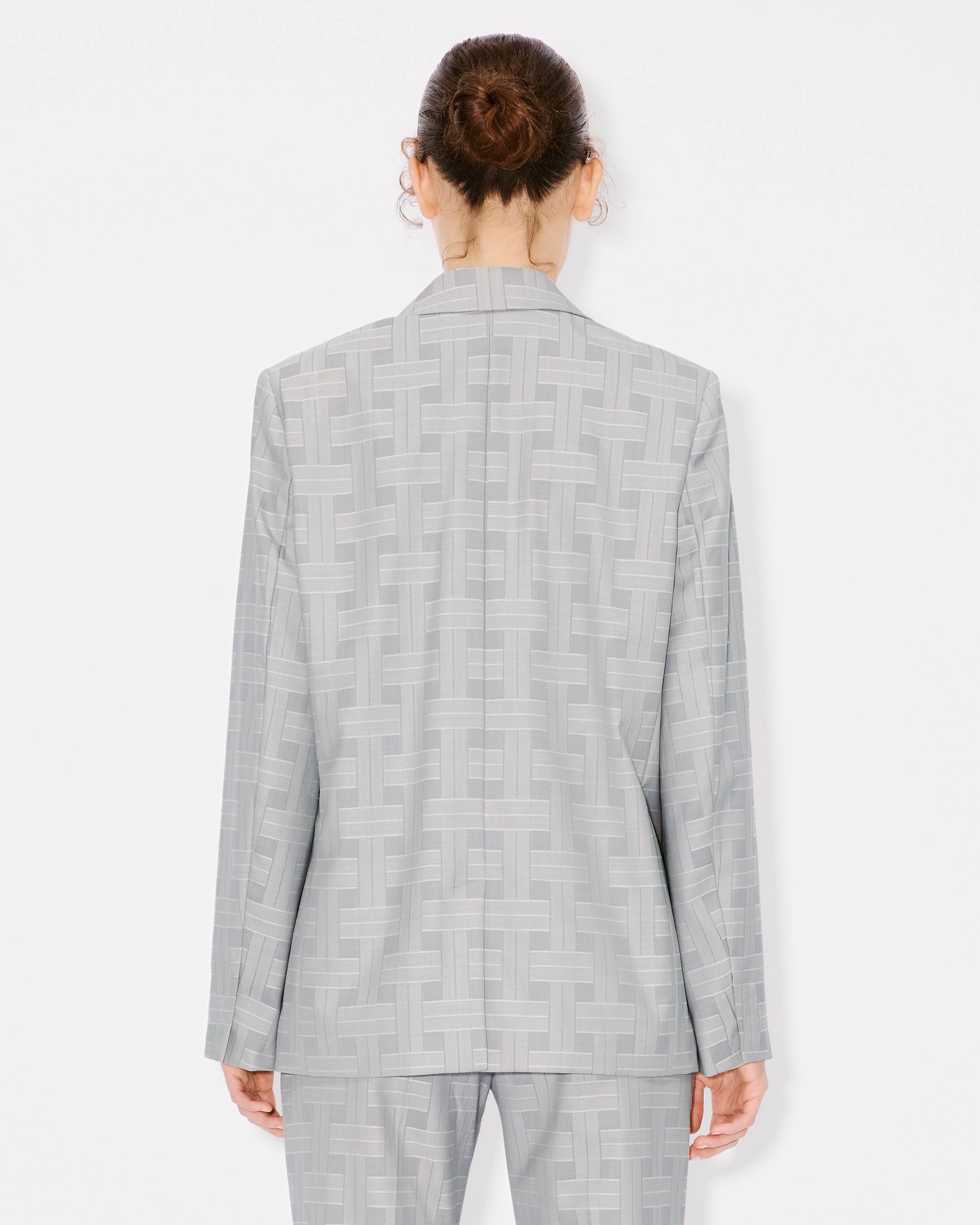 KENZO Weave' kimono blazer in jacquard wool | Women's | KENZO