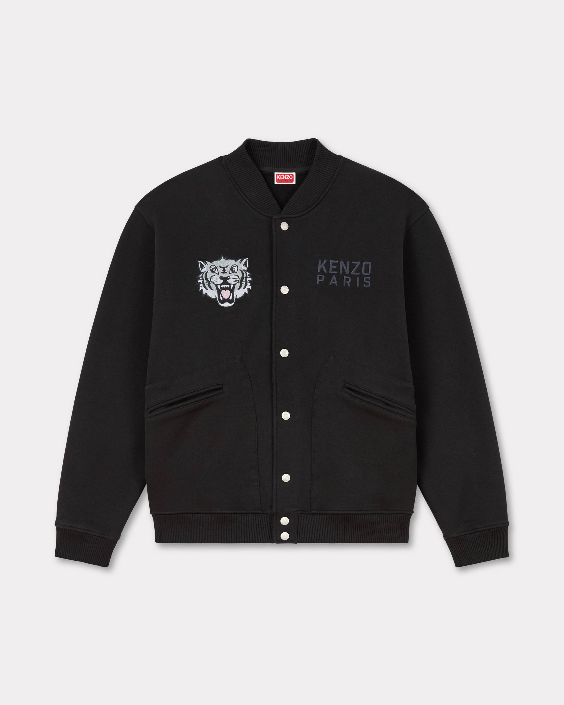 KENZO 'Kenzo Happy Tiger' Embroidered Bomber Jacket Black Mens - Size M
